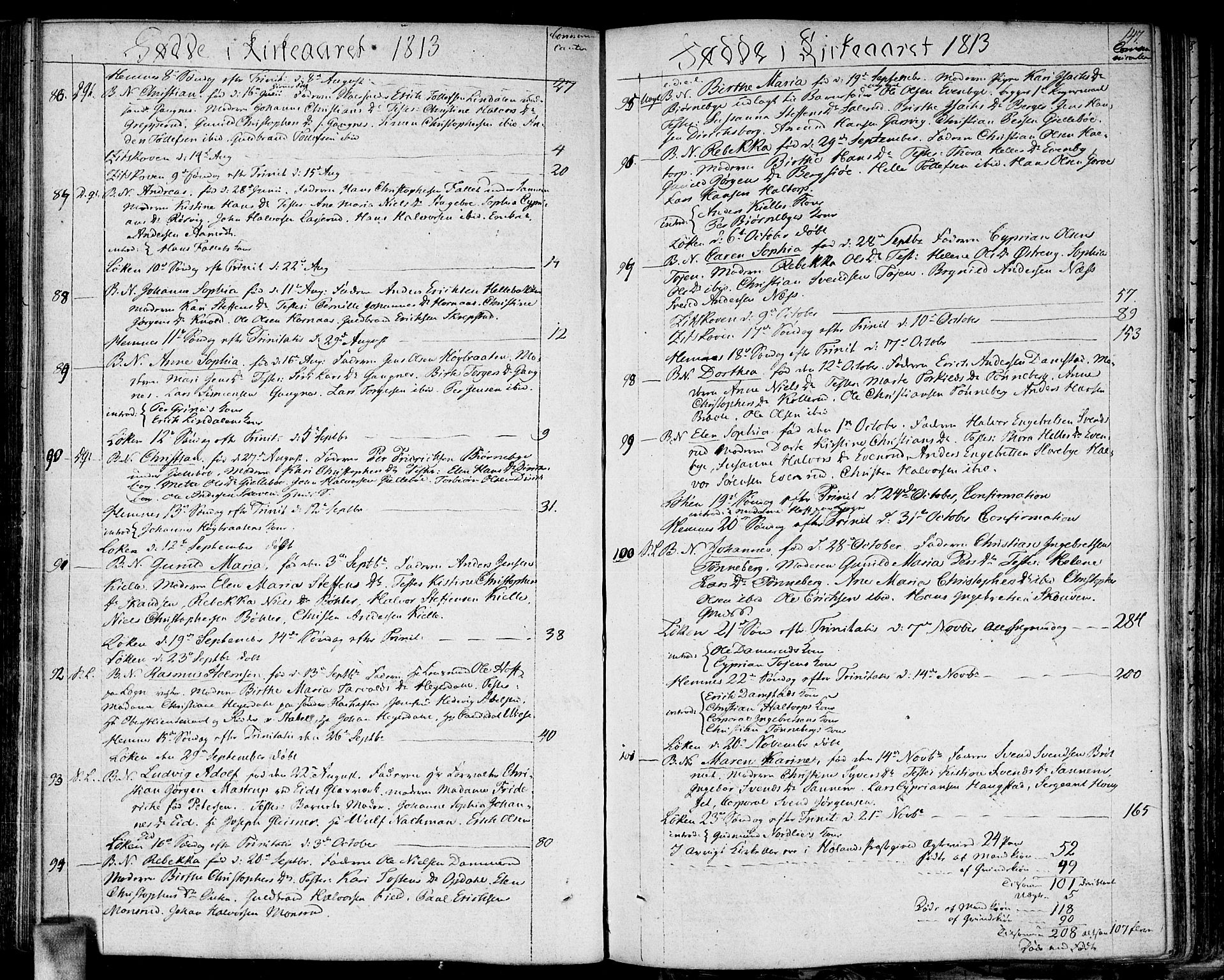 Høland prestekontor Kirkebøker, SAO/A-10346a/F/Fa/L0006: Parish register (official) no. I 6, 1794-1814, p. 147