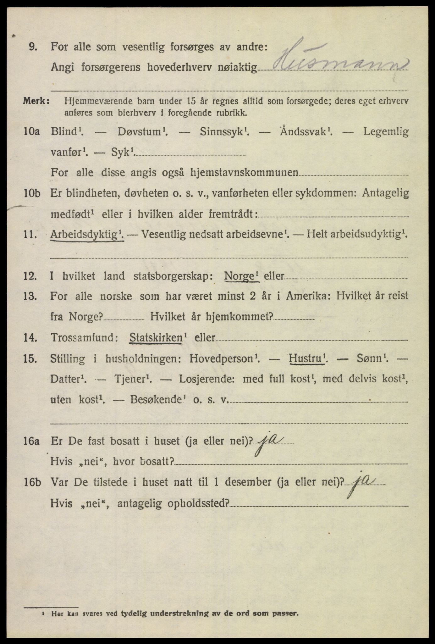 SAH, 1920 census for Furnes, 1920, p. 5706