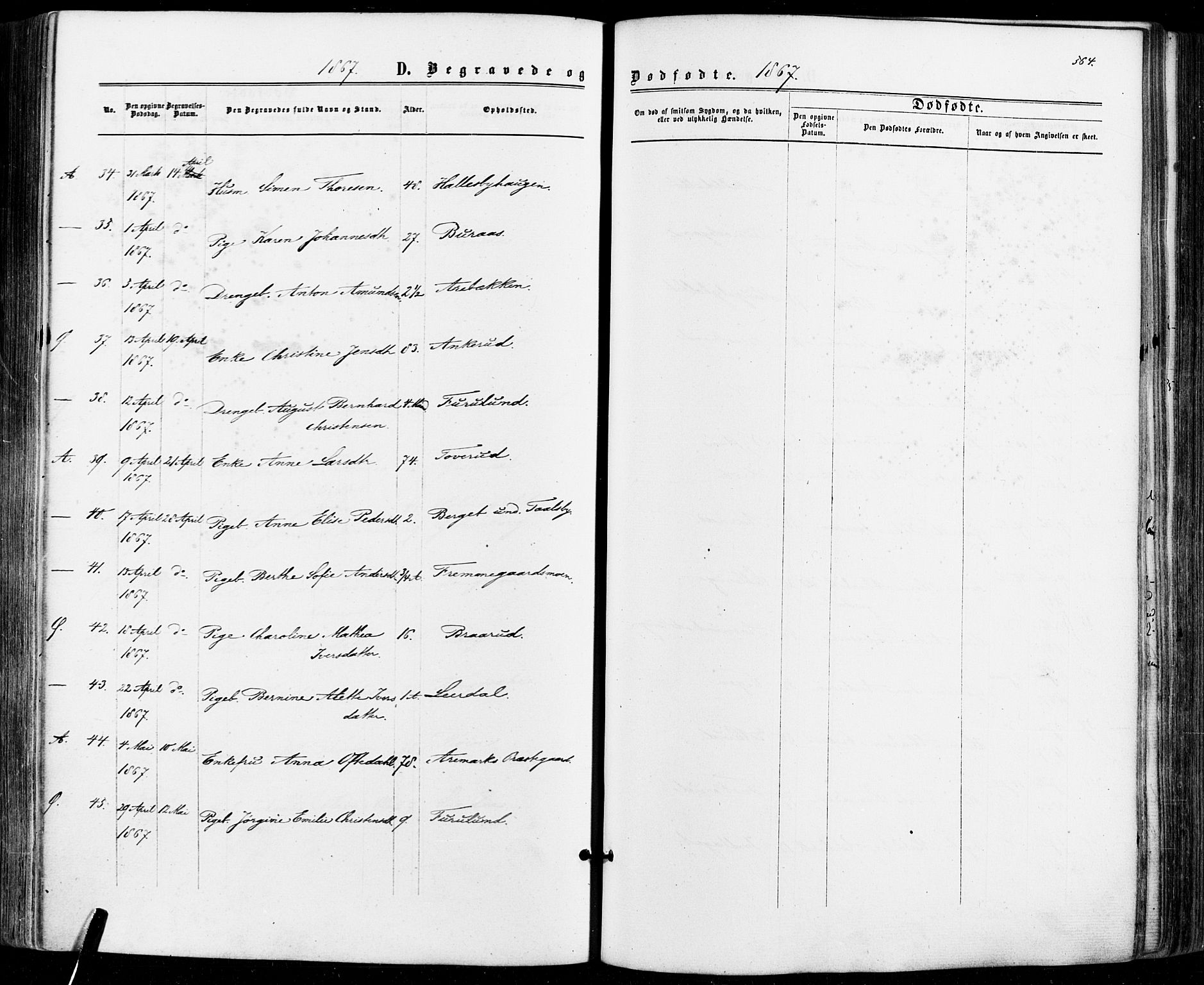 Aremark prestekontor Kirkebøker, SAO/A-10899/F/Fc/L0004: Parish register (official) no. III 4, 1866-1877, p. 563-564