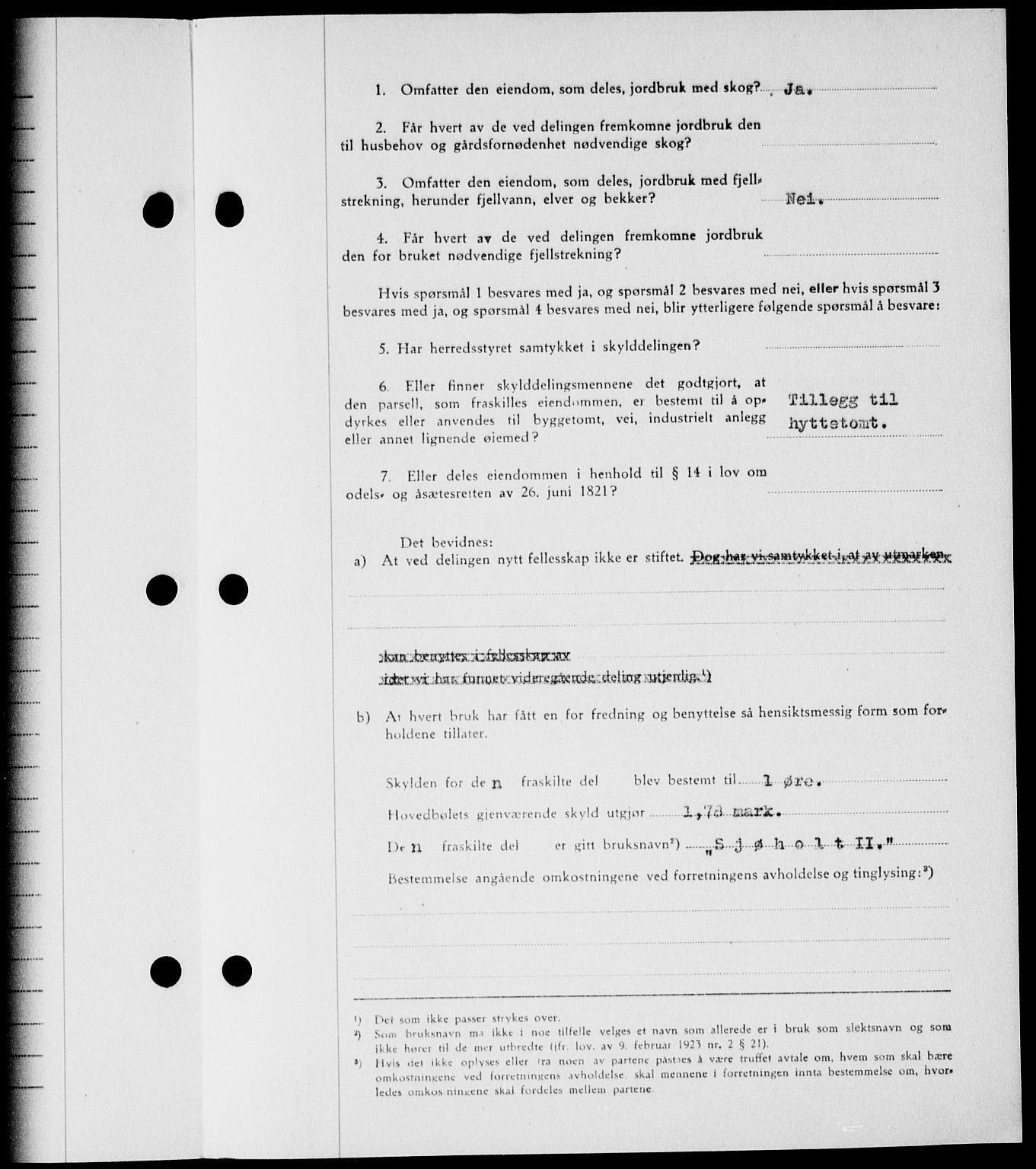 Onsøy sorenskriveri, SAO/A-10474/G/Ga/Gab/L0014: Mortgage book no. II A-14, 1944-1945, Diary no: : 882/1945