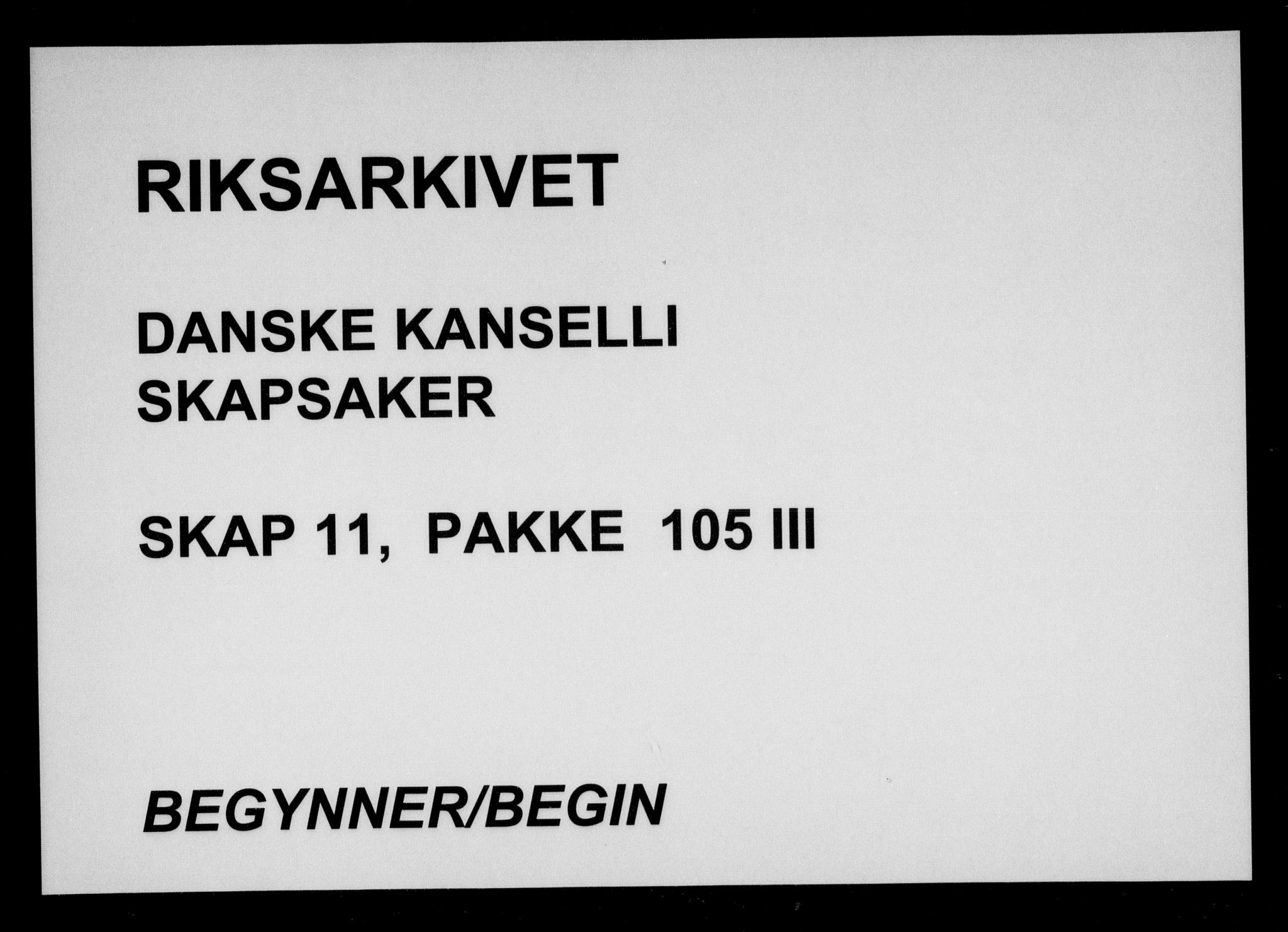 Danske Kanselli, Skapsaker, RA/EA-4061/F/L0048: Skap 11, pakke 105, 1773-1775, p. 350