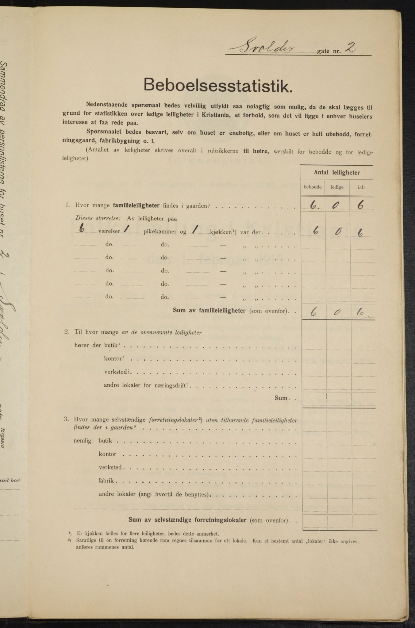 OBA, Municipal Census 1915 for Kristiania, 1915, p. 106486