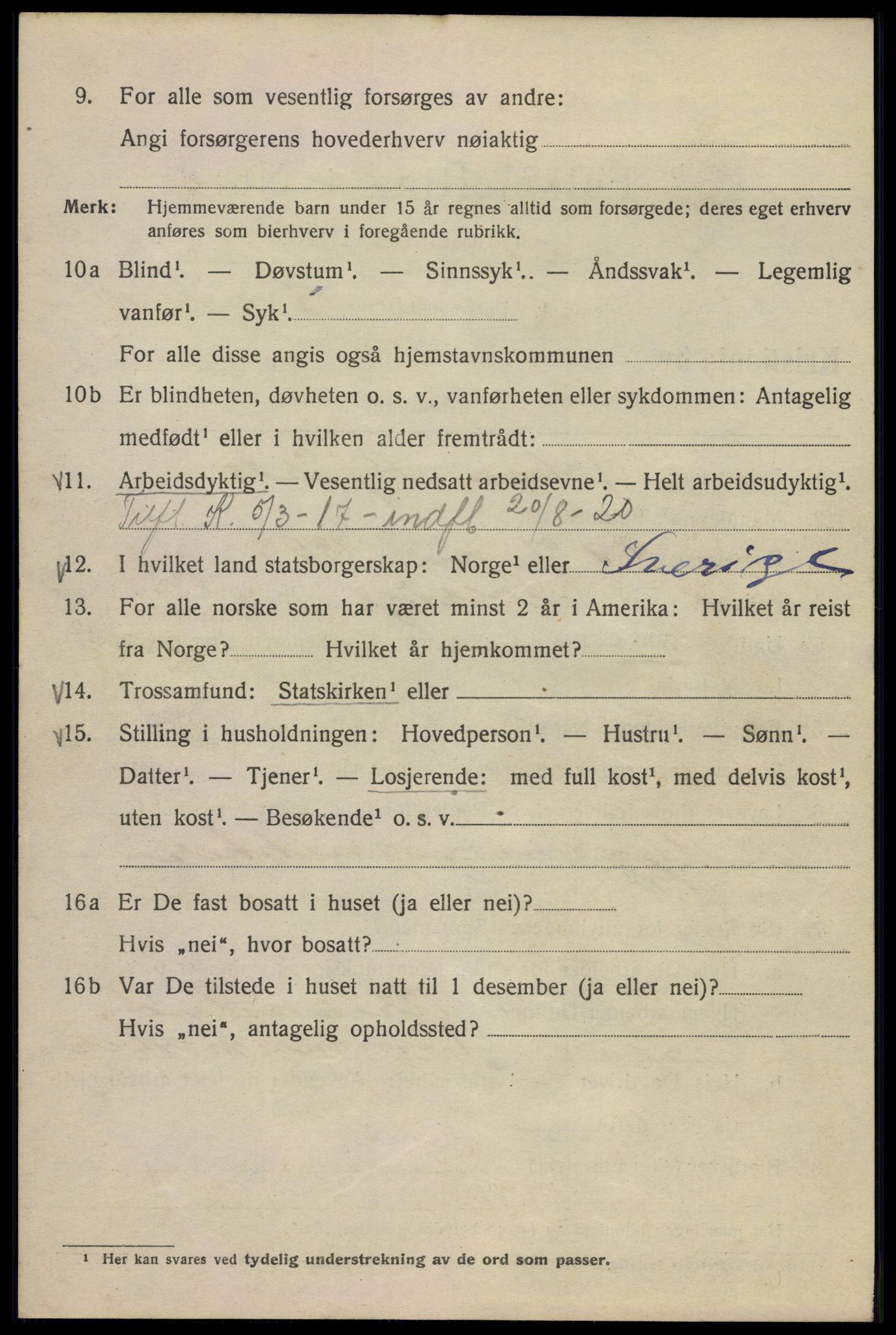 SAO, 1920 census for Kristiania, 1920, p. 340398