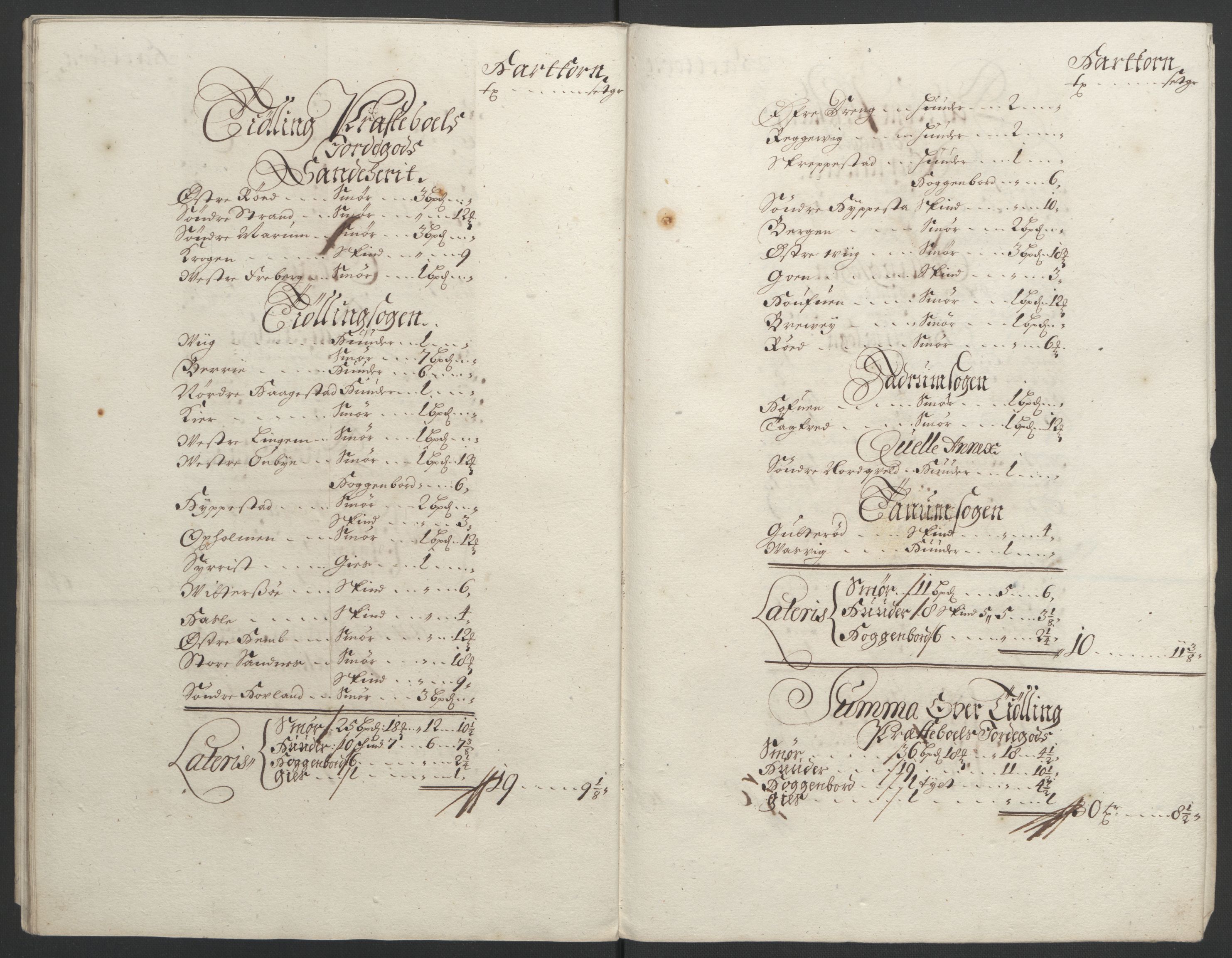 Rentekammeret inntil 1814, Reviderte regnskaper, Fogderegnskap, AV/RA-EA-4092/R33/L1973: Fogderegnskap Larvik grevskap, 1692, p. 163