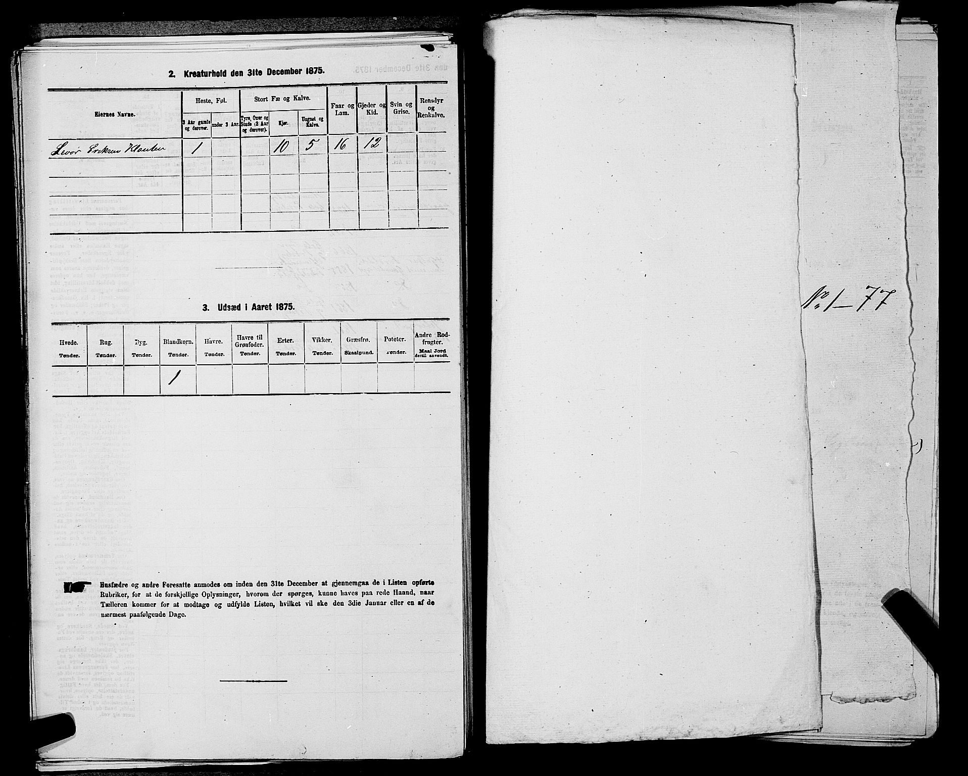 SAKO, 1875 census for 0617P Gol, 1875, p. 427