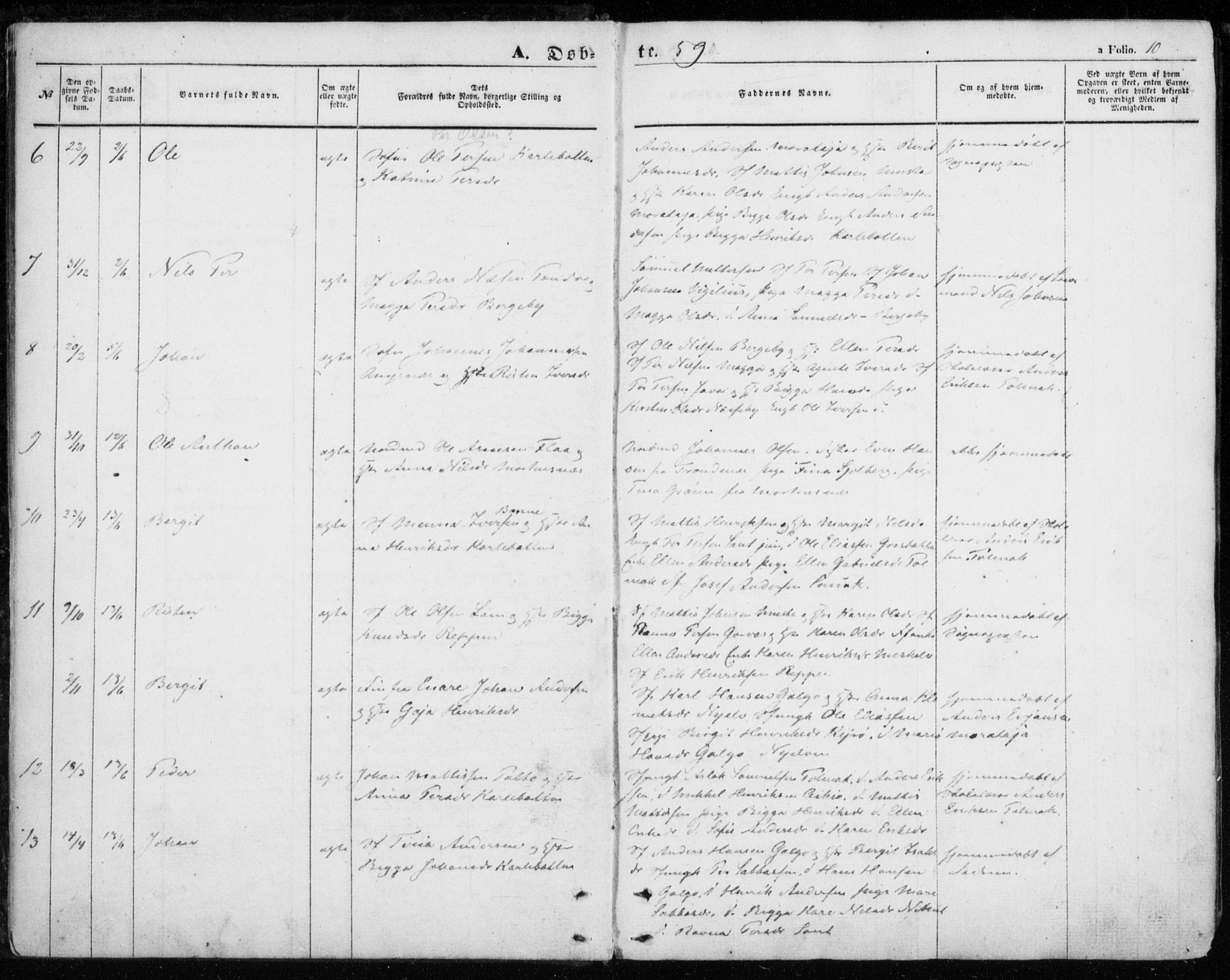 Nesseby sokneprestkontor, SATØ/S-1330/H/Ha/L0002kirke: Parish register (official) no. 2, 1856-1864, p. 10