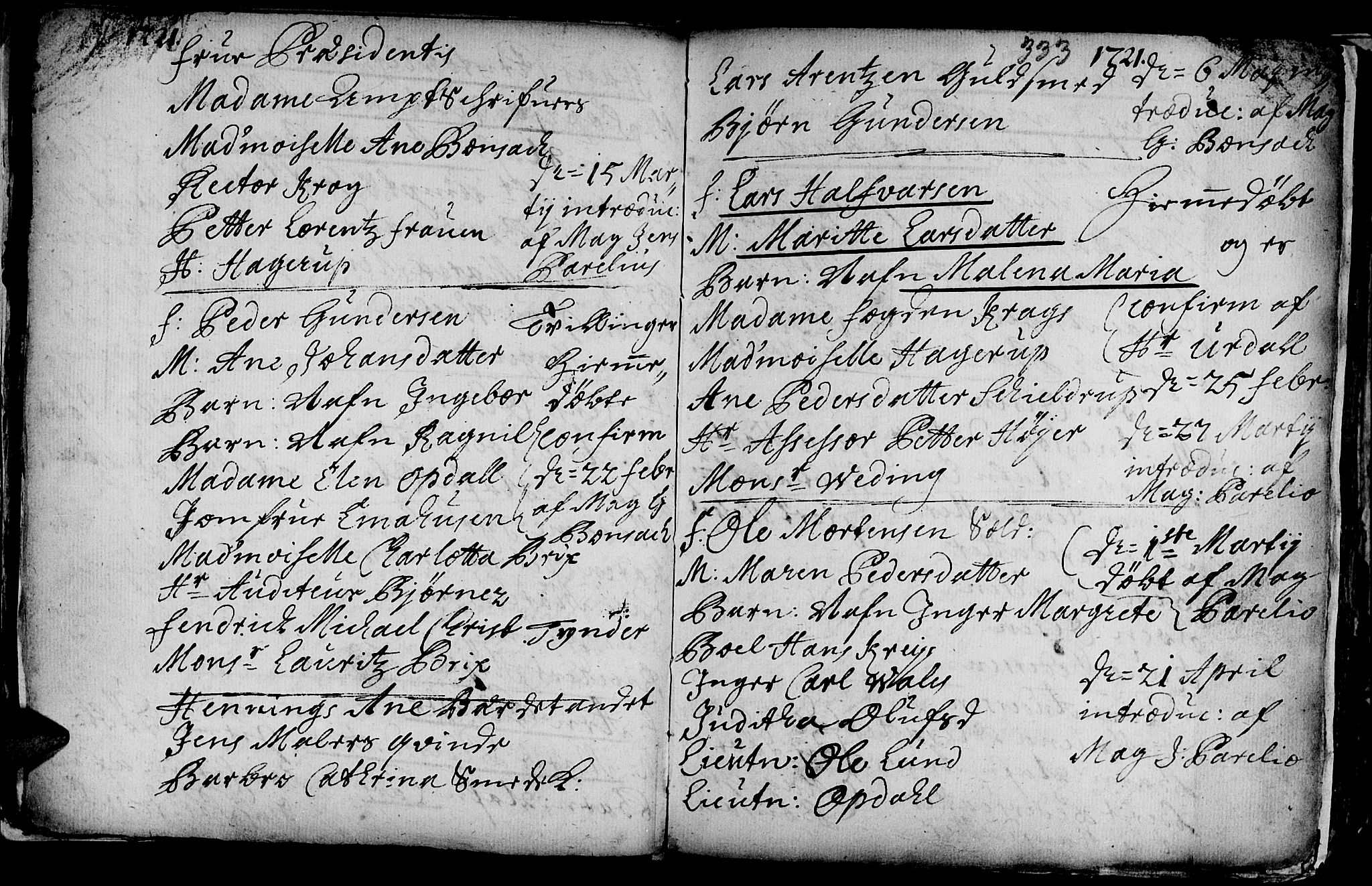 Ministerialprotokoller, klokkerbøker og fødselsregistre - Sør-Trøndelag, SAT/A-1456/601/L0035: Parish register (official) no. 601A03, 1713-1728, p. 333