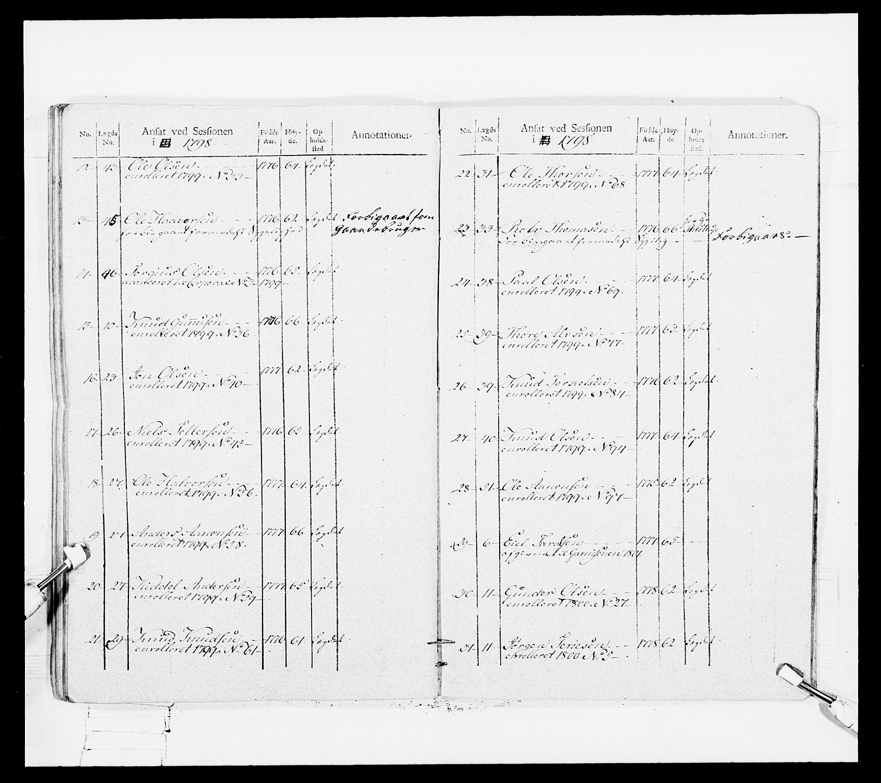 Generalitets- og kommissariatskollegiet, Det kongelige norske kommissariatskollegium, AV/RA-EA-5420/E/Eh/L0108: Vesterlenske nasjonale infanteriregiment, 1791-1802, p. 576