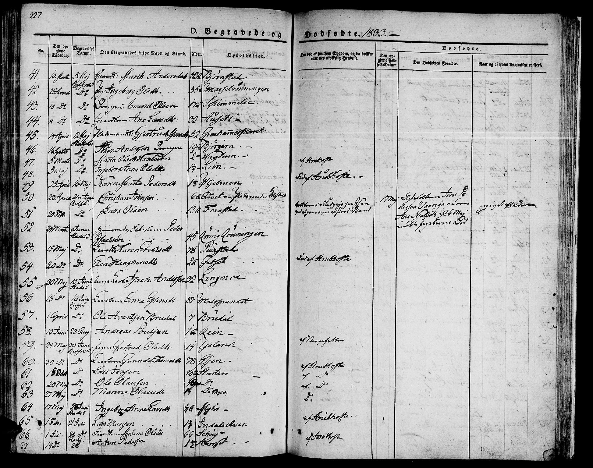 Ministerialprotokoller, klokkerbøker og fødselsregistre - Sør-Trøndelag, SAT/A-1456/646/L0609: Parish register (official) no. 646A07, 1826-1838, p. 227