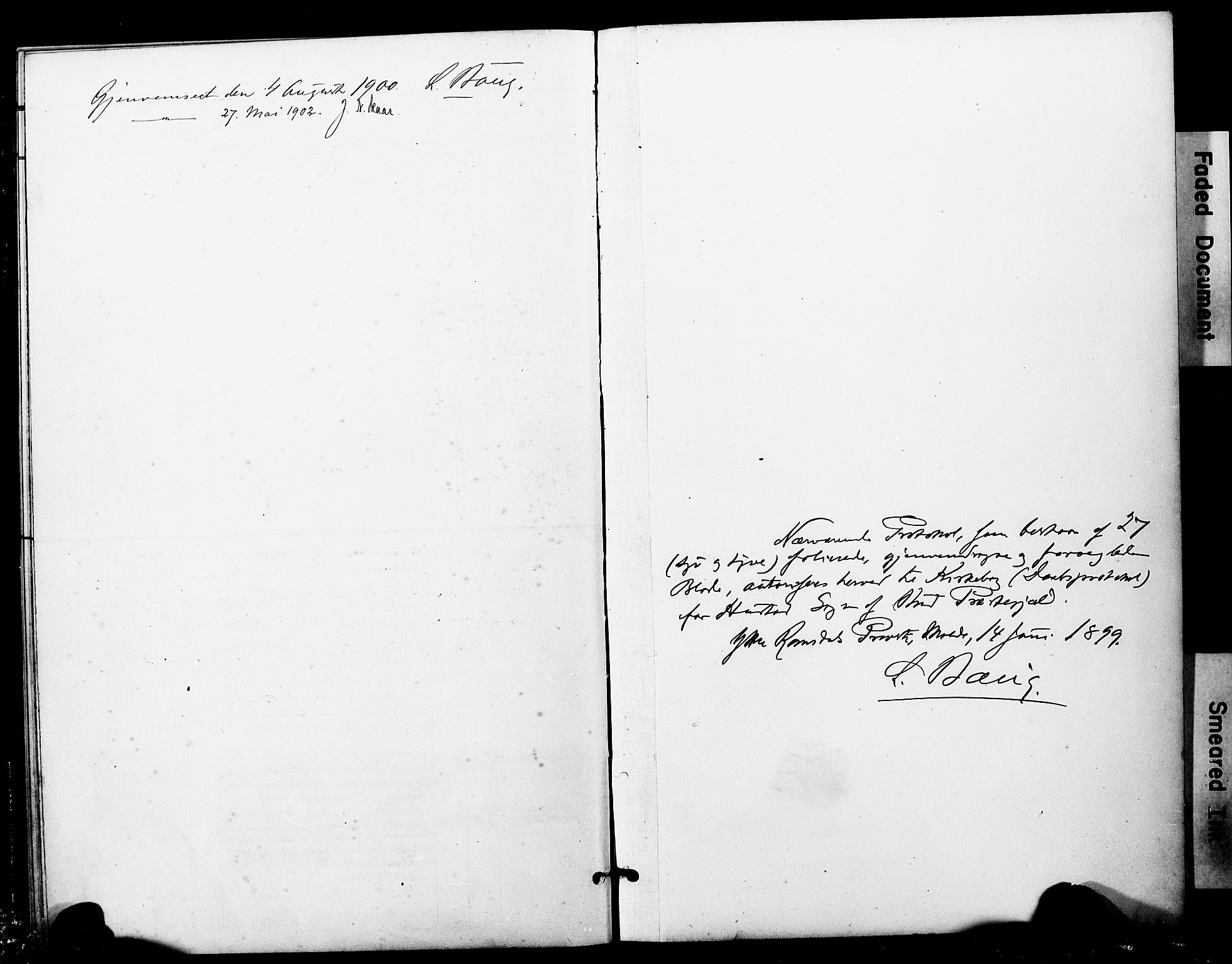 Ministerialprotokoller, klokkerbøker og fødselsregistre - Møre og Romsdal, AV/SAT-A-1454/567/L0779: Parish register (official) no. 567A02, 1898-1902