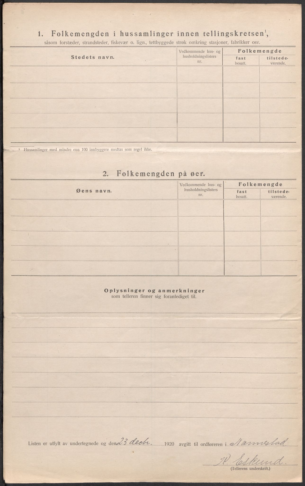 SAO, 1920 census for Nannestad, 1920, p. 45