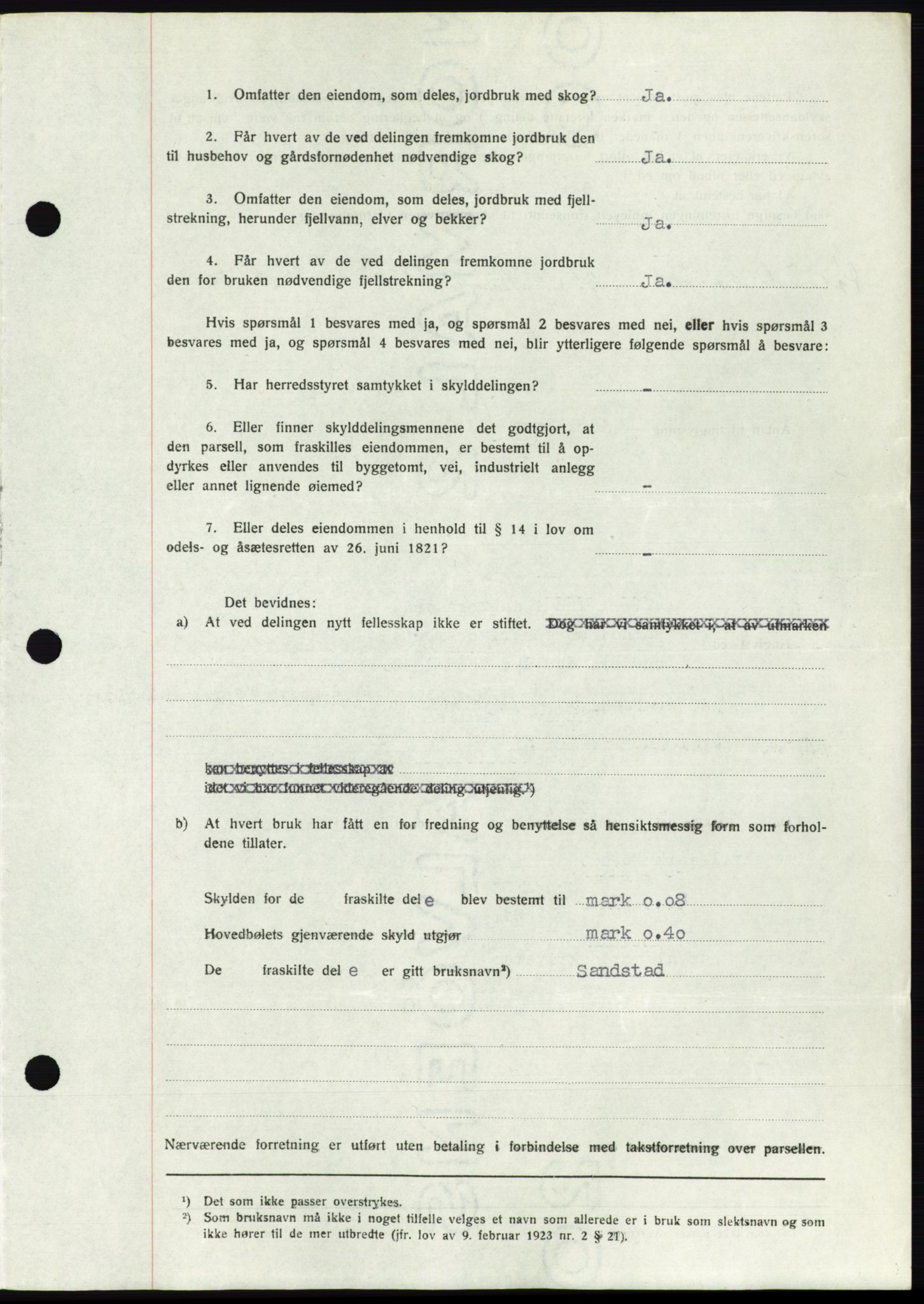 Namdal sorenskriveri, AV/SAT-A-4133/1/2/2C: Mortgage book no. -, 1941-1942, Diary no: : 608/1942