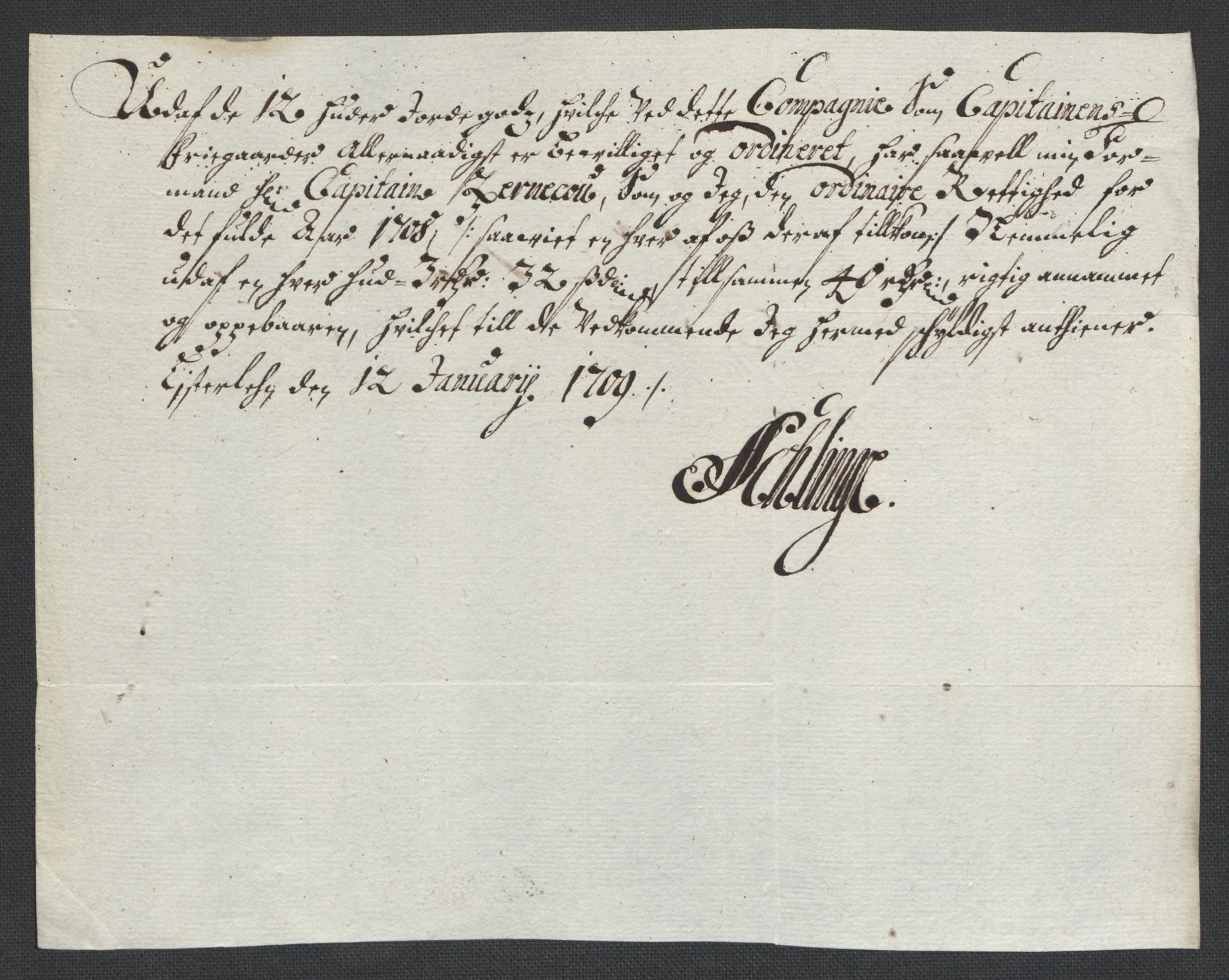 Rentekammeret inntil 1814, Reviderte regnskaper, Fogderegnskap, AV/RA-EA-4092/R43/L2552: Fogderegnskap Lista og Mandal, 1705-1709, p. 95