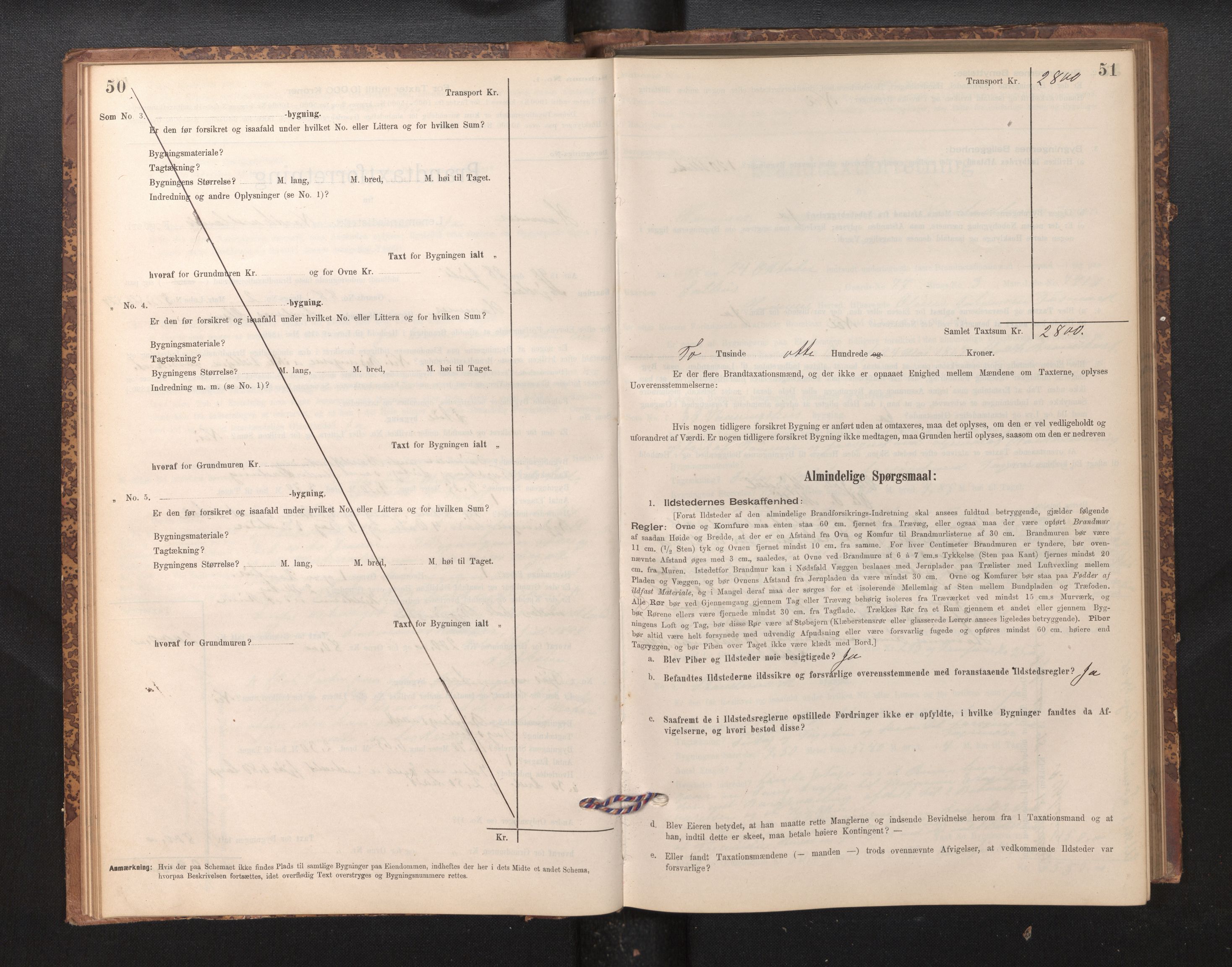 Lensmannen i Hamre, AV/SAB-A-32601/0012/L0004: Branntakstprotokoll, skjematakst, 1895-1920, p. 50-51