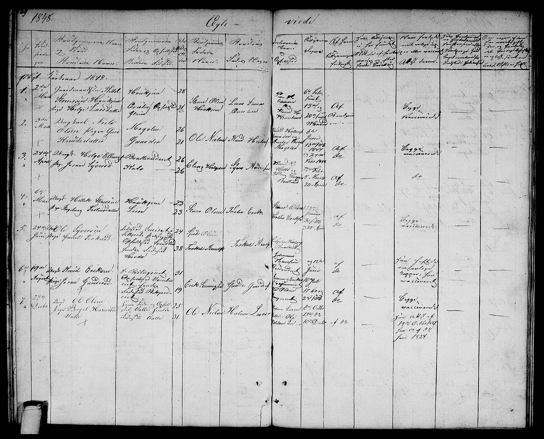 Rollag kirkebøker, SAKO/A-240/G/Gb/L0001: Parish register (copy) no. II 1, 1836-1877, p. 169