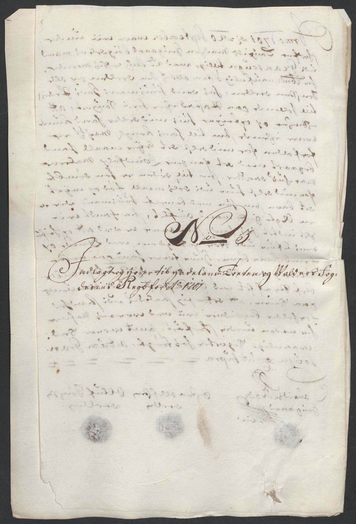 Rentekammeret inntil 1814, Reviderte regnskaper, Fogderegnskap, AV/RA-EA-4092/R18/L1299: Fogderegnskap Hadeland, Toten og Valdres, 1701, p. 321