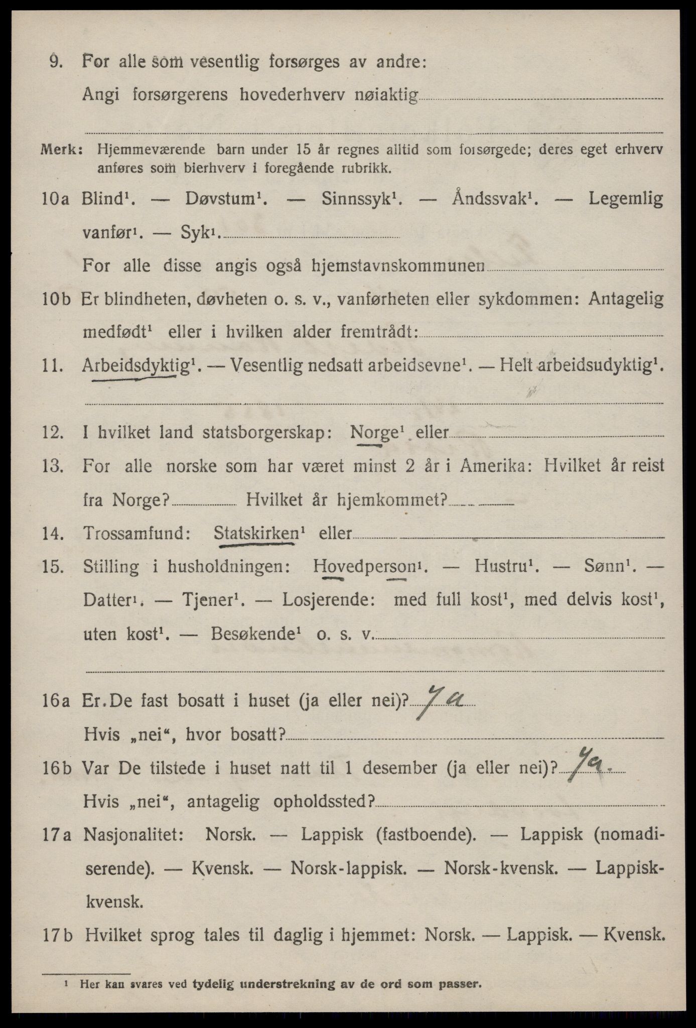 SAT, 1920 census for Tiller, 1920, p. 970