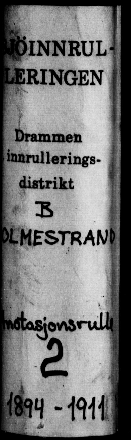 Holmestrand innrulleringskontor, SAKO/A-1151/F/Fb/L0002: Annotasjonsrulle, 1894-1911, p. 1