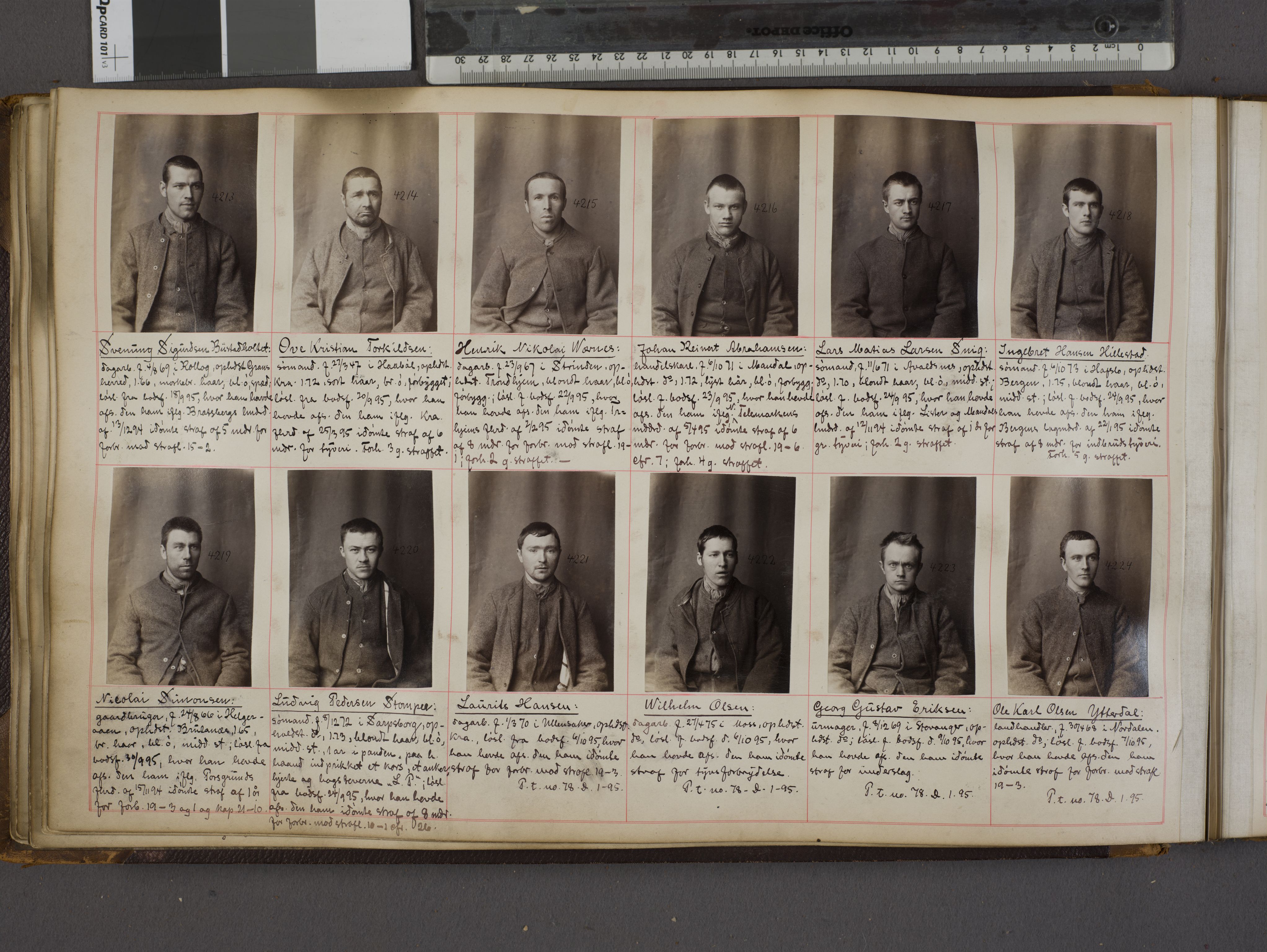Oslo politikammer, Kriminalavdelingen, AV/SAO-A-11137/U/Ua/L0004: Forbryteralbum, 1895-1897, p. 16