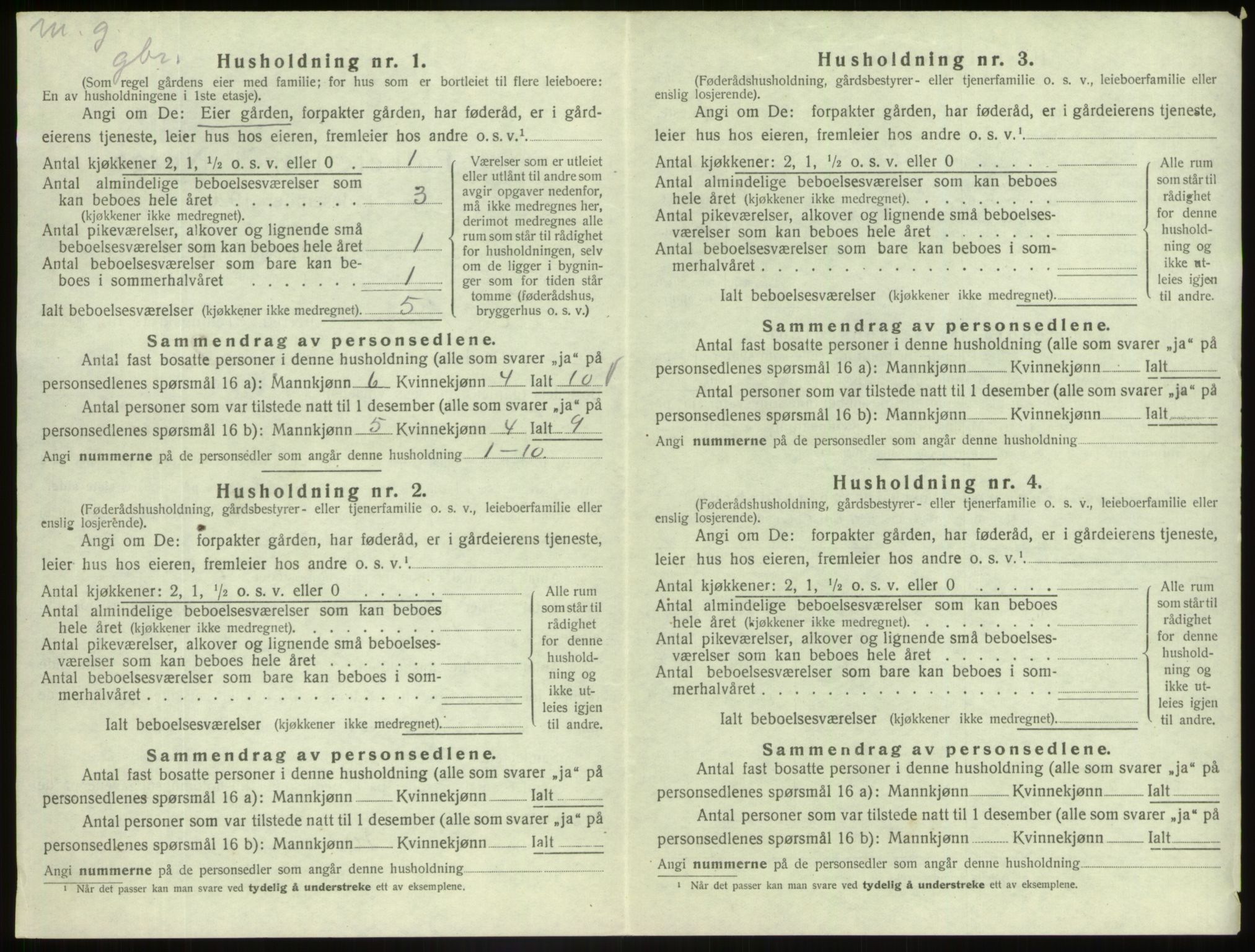 SAB, 1920 census for Askvoll, 1920, p. 552