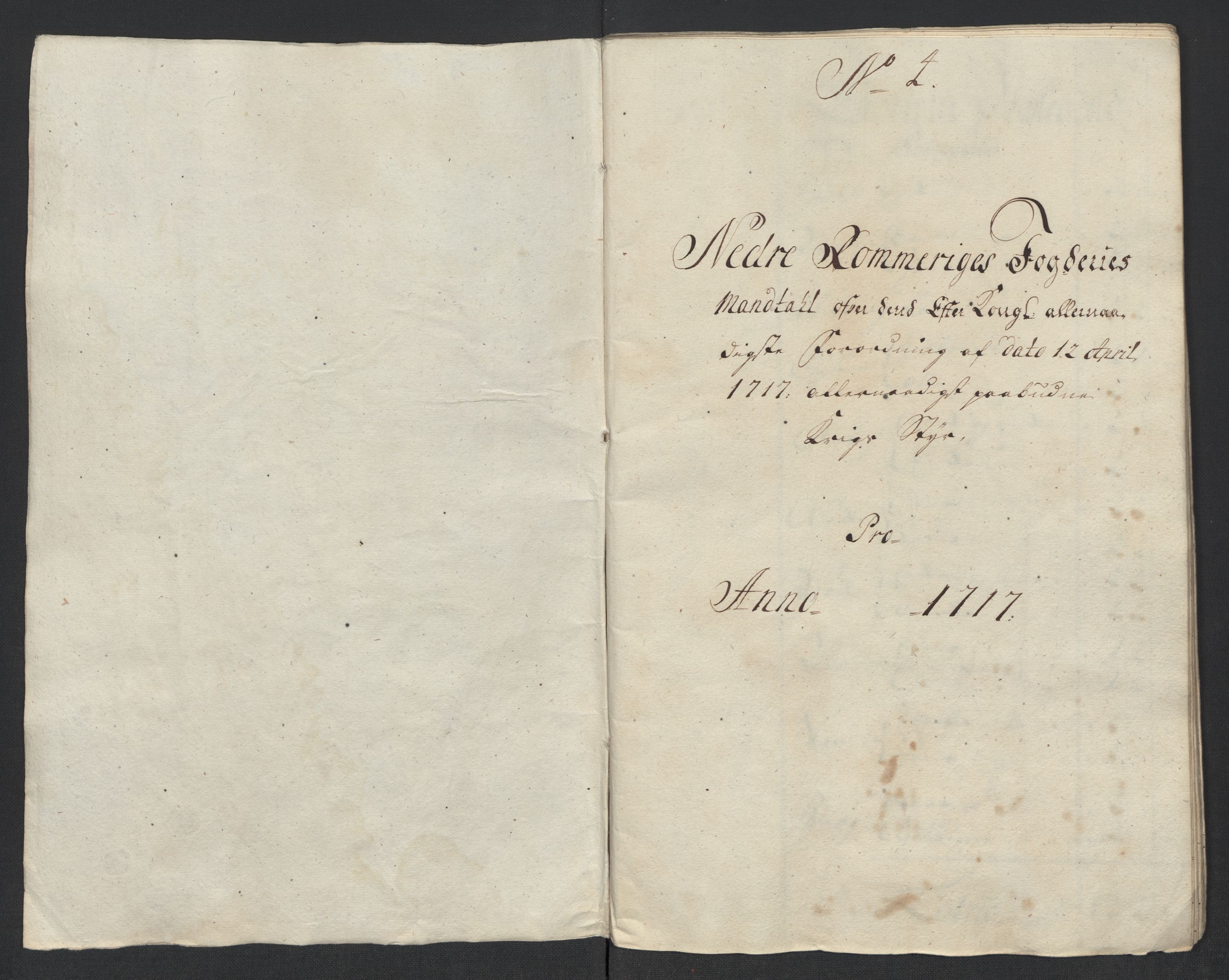 Rentekammeret inntil 1814, Reviderte regnskaper, Fogderegnskap, RA/EA-4092/R11/L0599: Fogderegnskap Nedre Romerike, 1717, p. 129