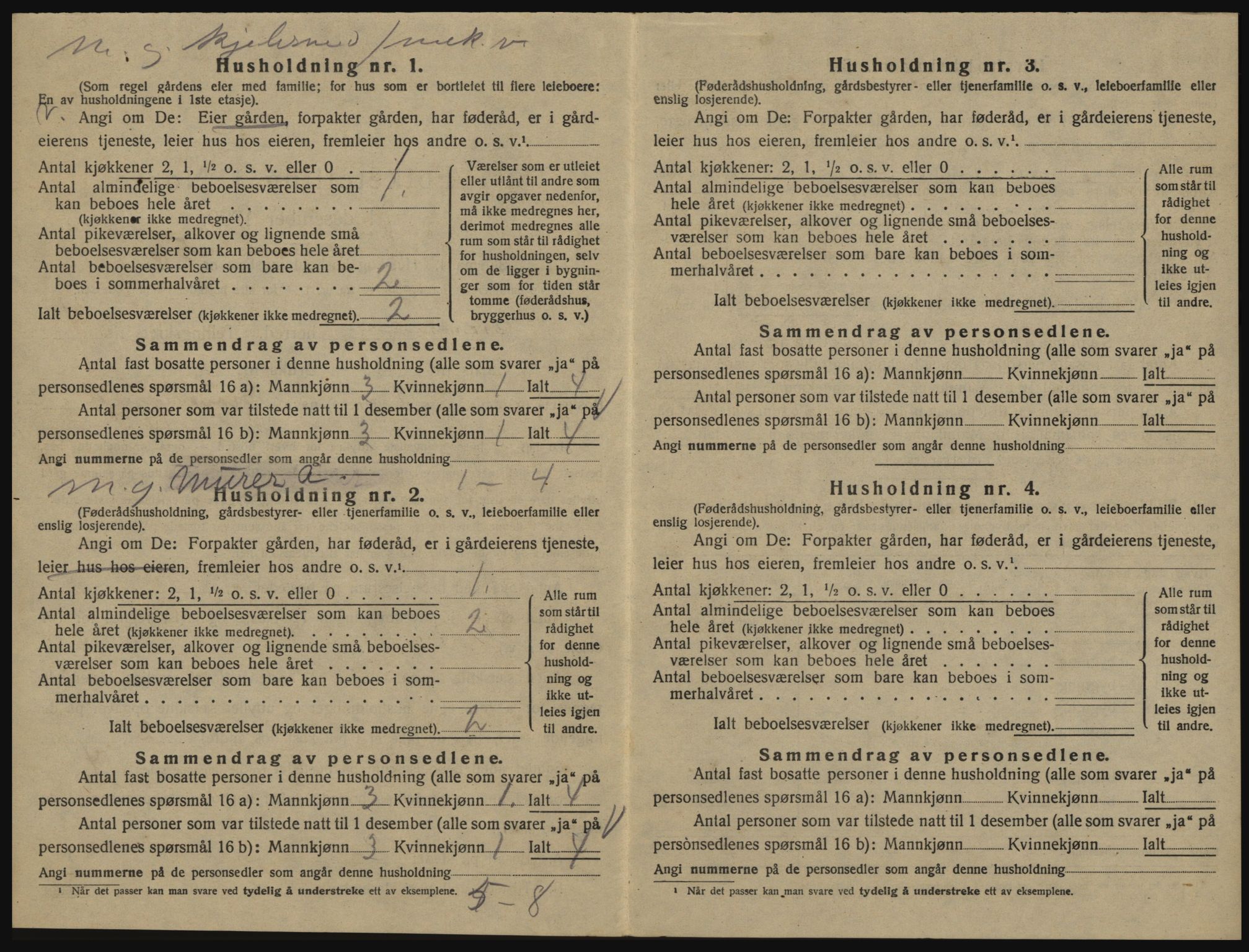 SAO, 1920 census for Glemmen, 1920, p. 1570