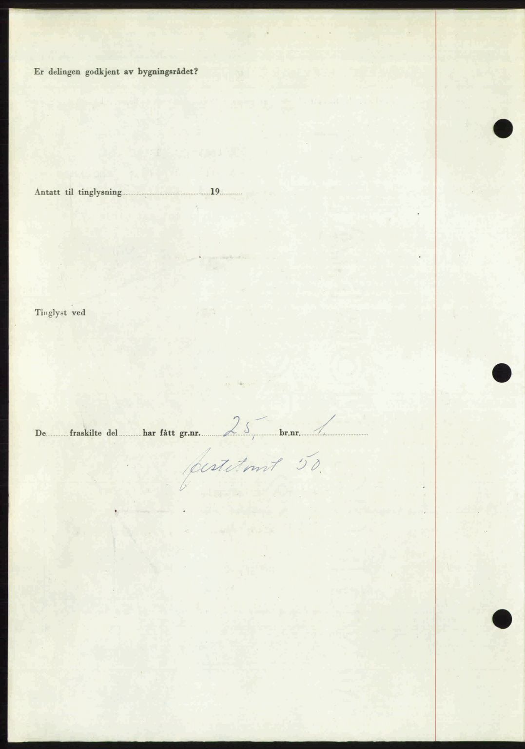 Romsdal sorenskriveri, AV/SAT-A-4149/1/2/2C: Mortgage book no. A32, 1950-1950, Diary no: : 460/1950