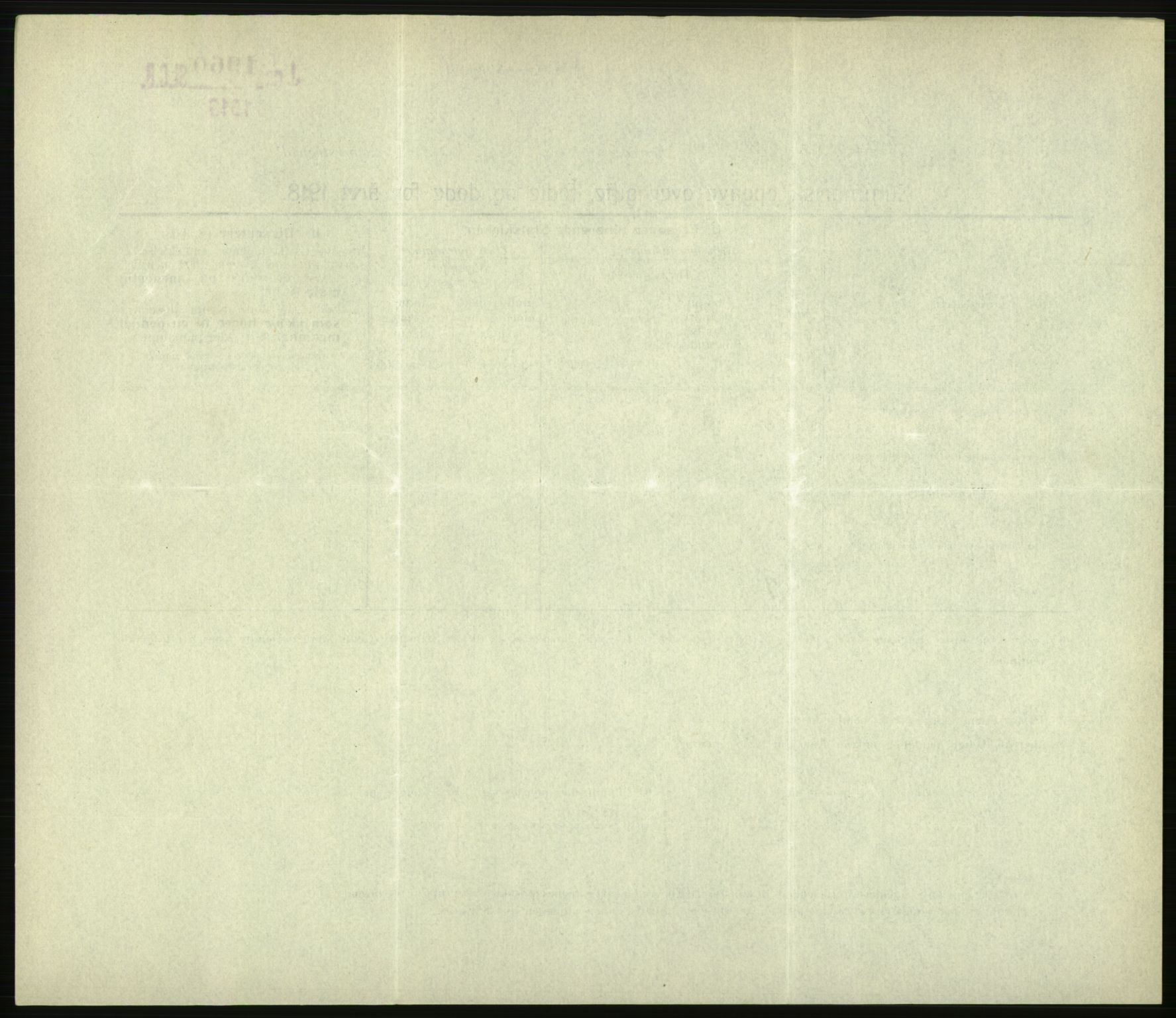 Statistisk sentralbyrå, Sosiodemografiske emner, Befolkning, AV/RA-S-2228/D/Df/Dfb/Dfbh/L0059: Summariske oppgaver over gifte, fødte og døde for hele landet., 1918, p. 1054