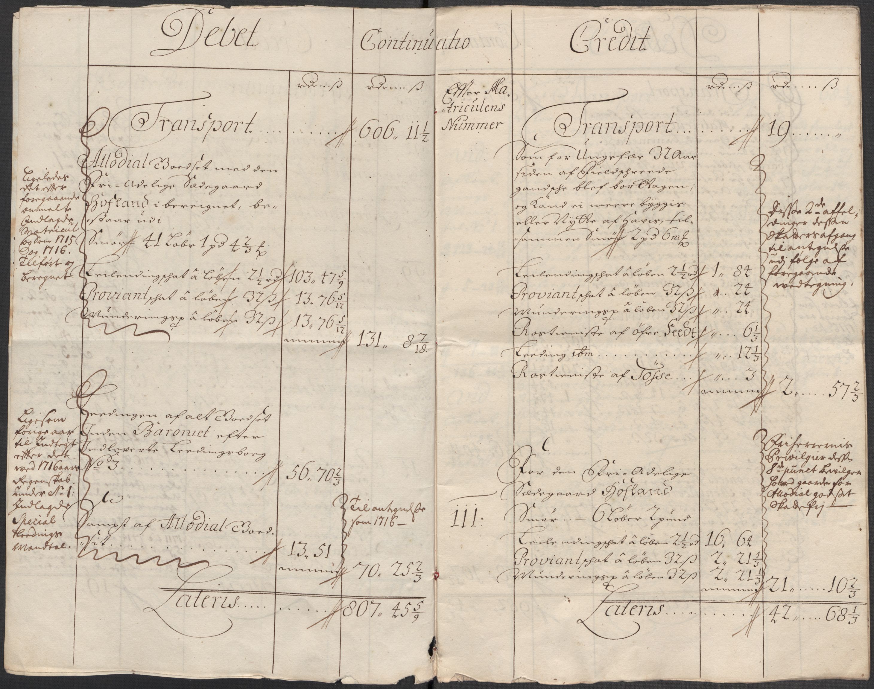 Rentekammeret inntil 1814, Reviderte regnskaper, Fogderegnskap, AV/RA-EA-4092/R49/L3139: Fogderegnskap Rosendal Baroni, 1715-1717, p. 203