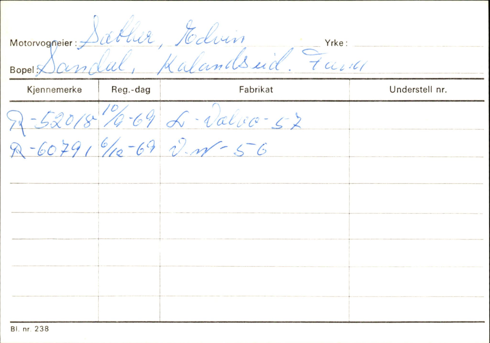 Statens vegvesen, Hordaland vegkontor, AV/SAB-A-5201/2/Ha/L0054: R-eierkort S-T, 1920-1971, p. 6