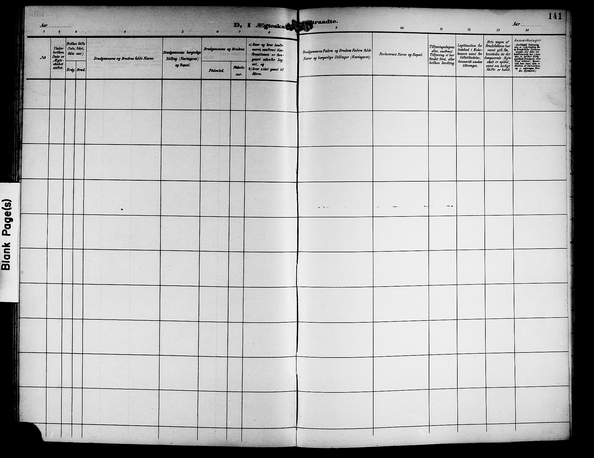 Haus sokneprestembete, AV/SAB-A-75601/H/Hab: Parish register (copy) no. C 3, 1893-1906, p. 141