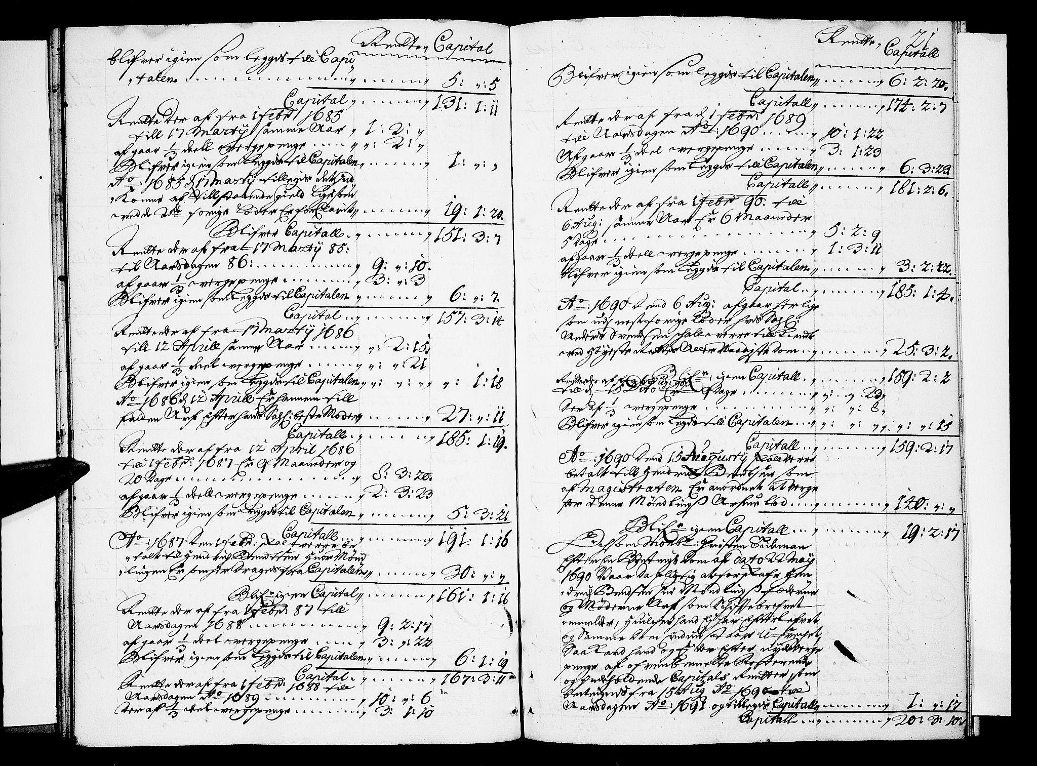 Christiania byfogd, AV/SAO-A-11543/F/Fb/L0025: Tingbok, 1697, p. 20b-21a