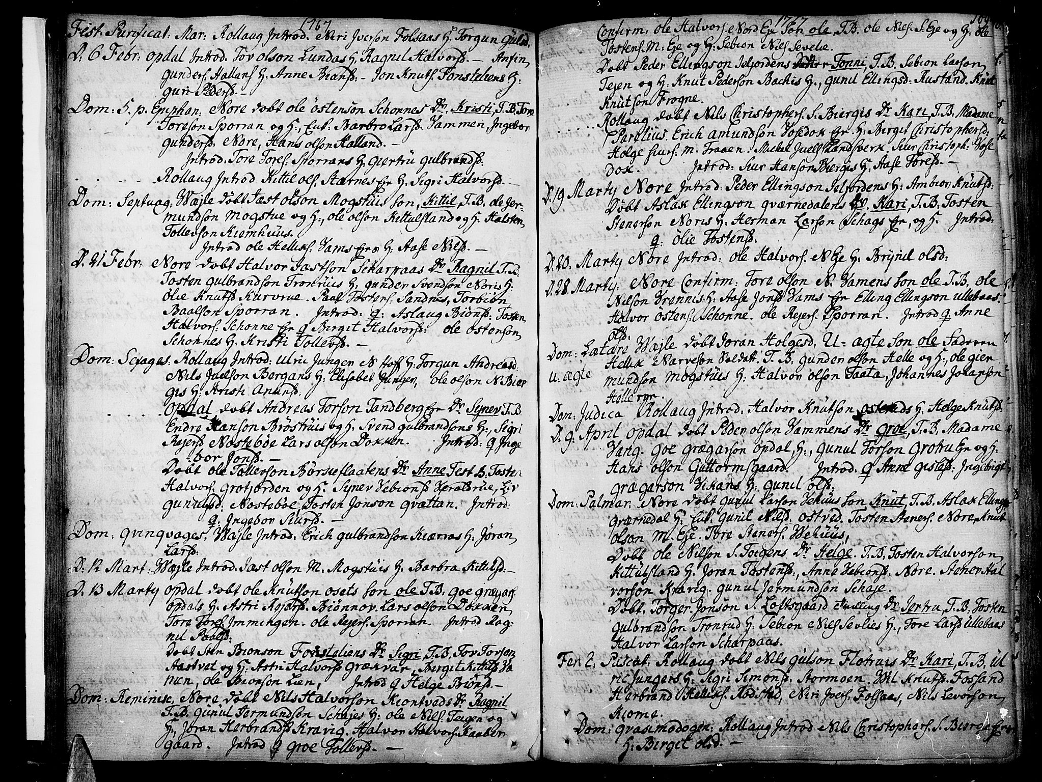 Rollag kirkebøker, SAKO/A-240/F/Fa/L0003: Parish register (official) no. I 3, 1743-1778, p. 109
