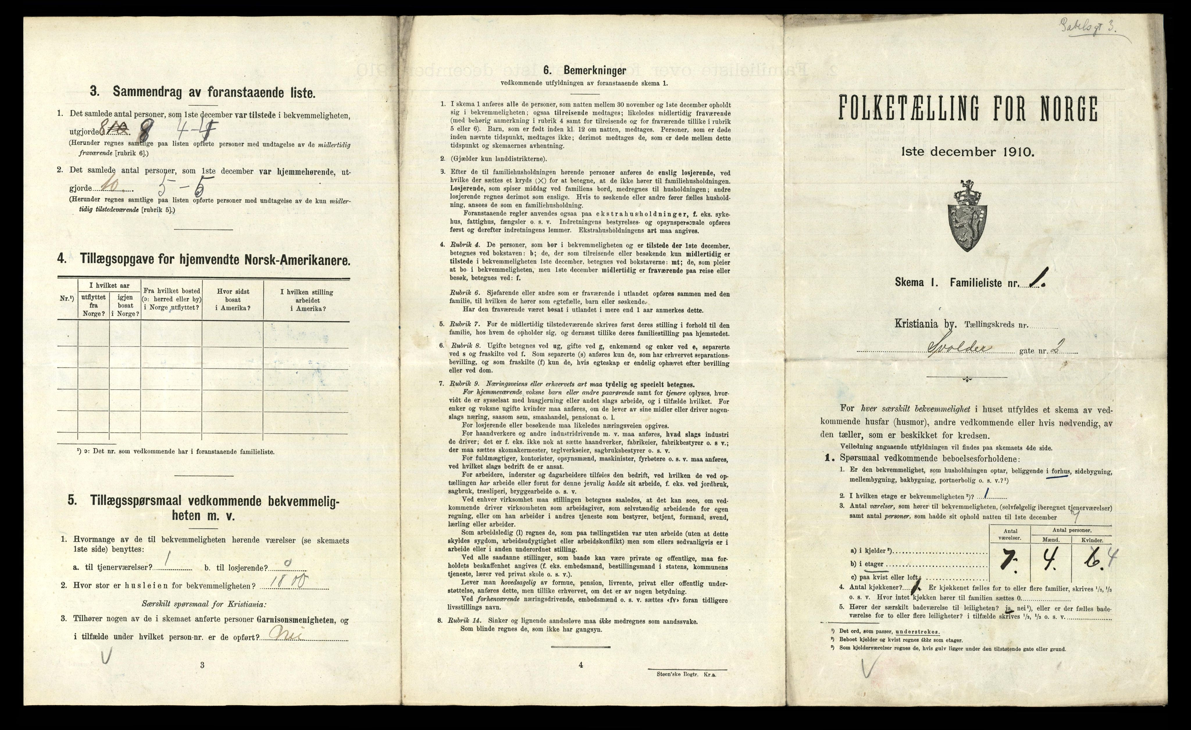 RA, 1910 census for Kristiania, 1910, p. 101867