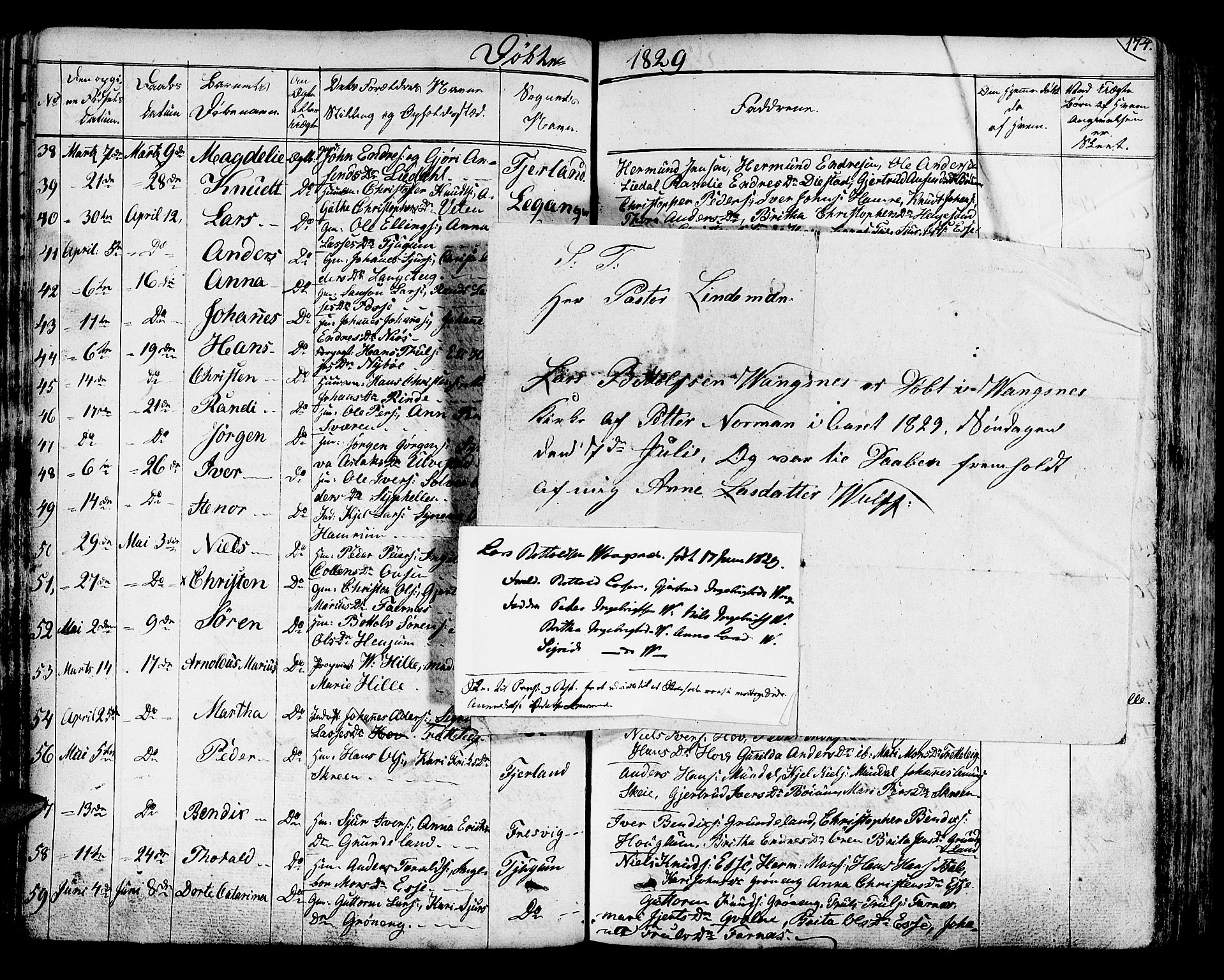 Leikanger sokneprestembete, SAB/A-81001: Parish register (official) no. A 6, 1810-1838, p. 174