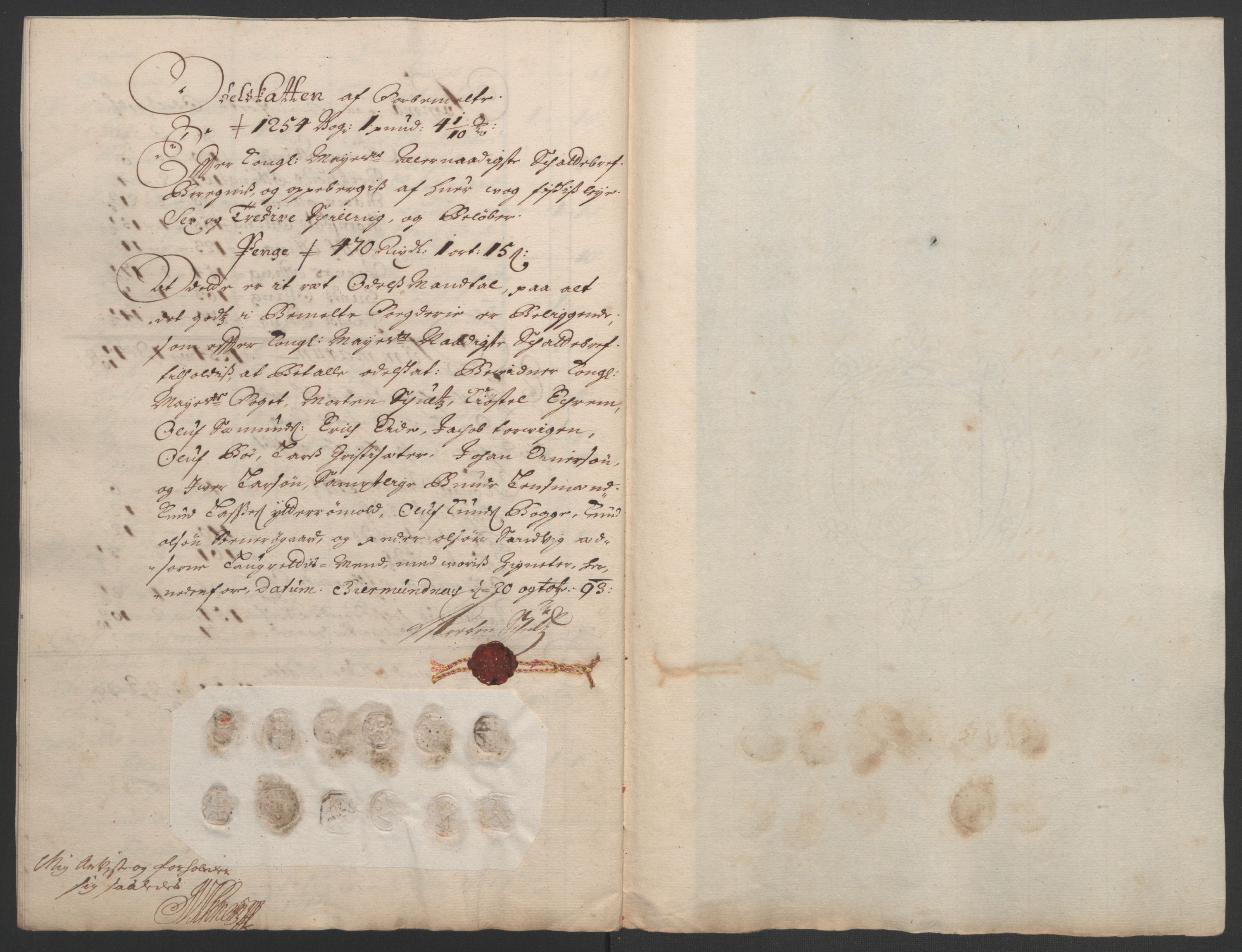 Rentekammeret inntil 1814, Reviderte regnskaper, Fogderegnskap, RA/EA-4092/R55/L3651: Fogderegnskap Romsdal, 1693-1694, p. 86