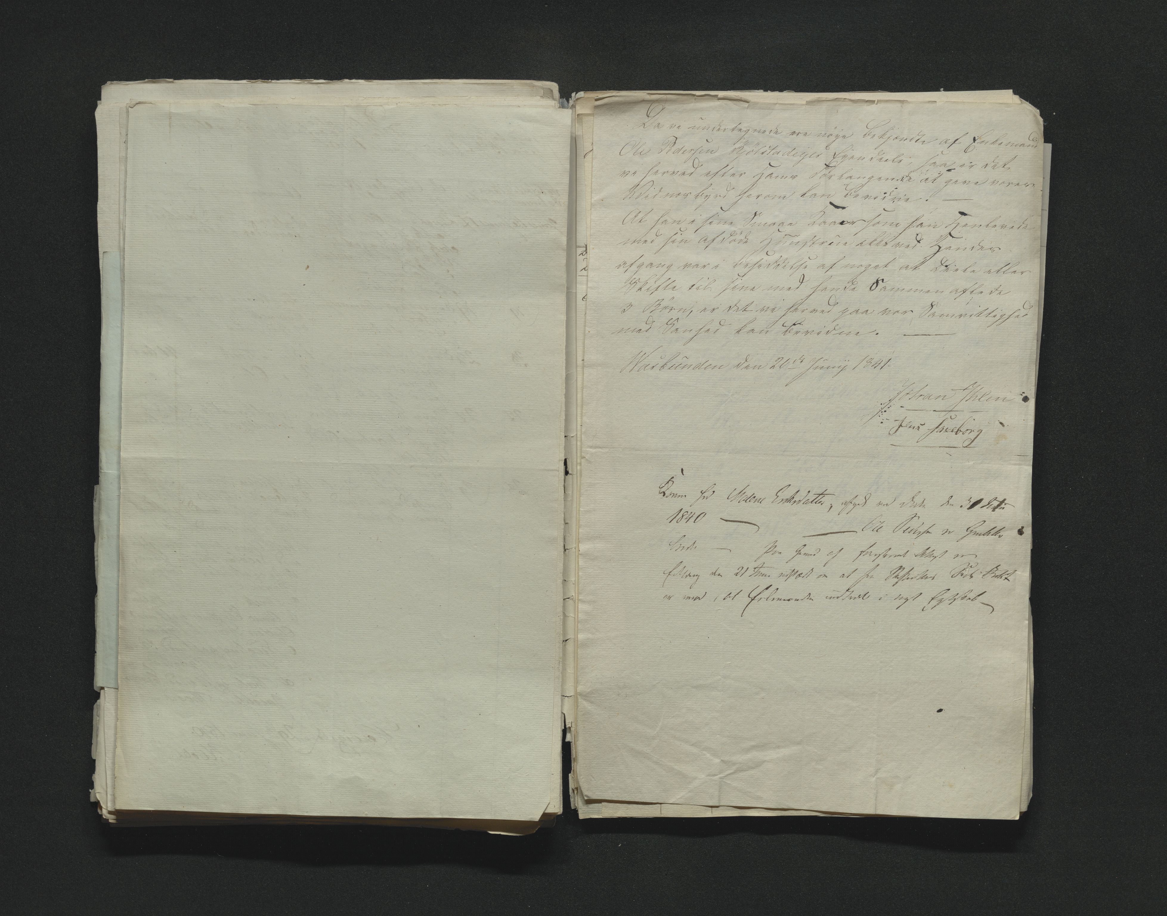 Eiker, Modum og Sigdal sorenskriveri, AV/SAKO-A-123/H/Ha/Hab/L0005: Dødsfallsmeldinger, 1837-1840