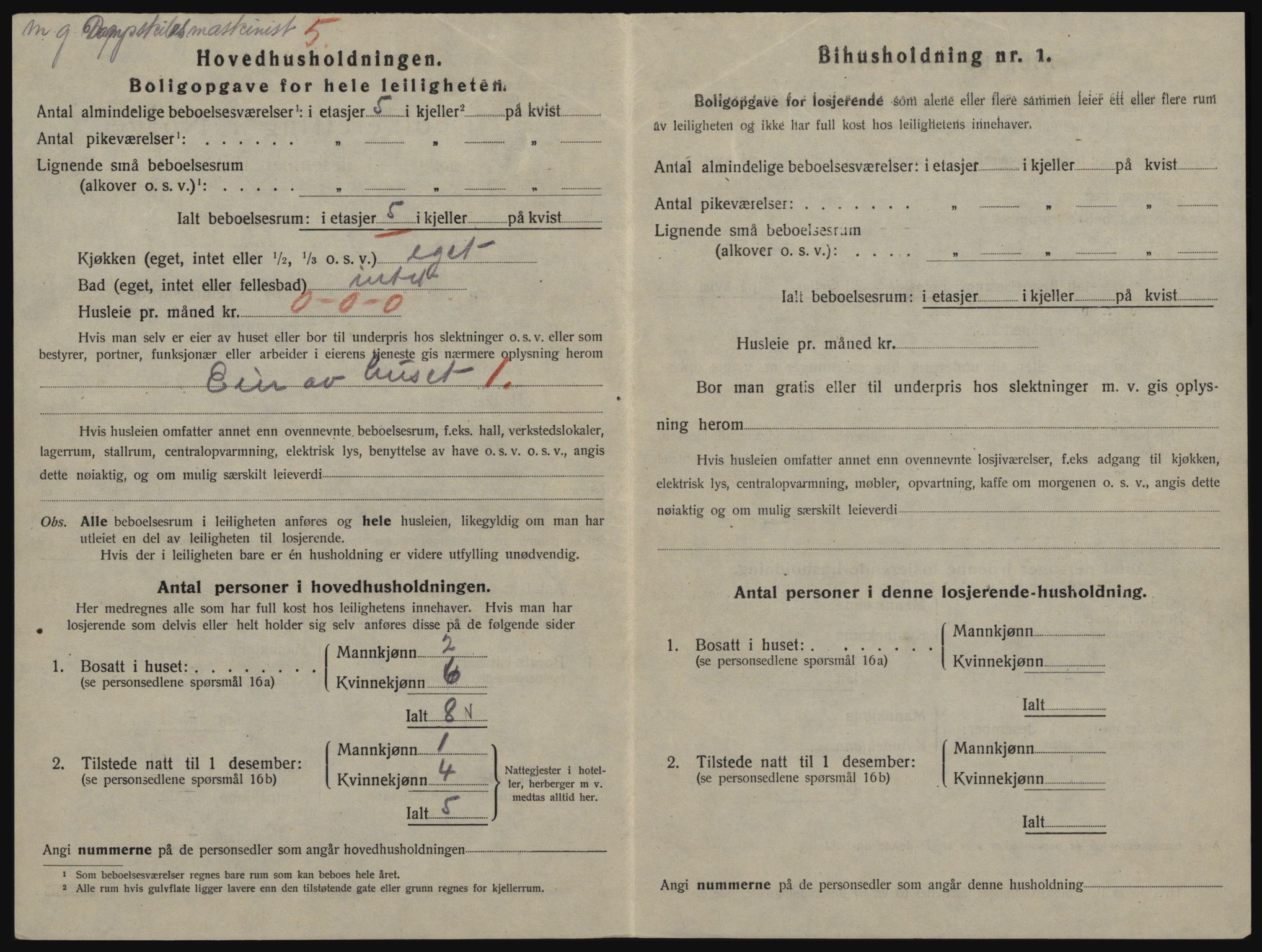 SAO, 1920 census for Drøbak, 1920, p. 832