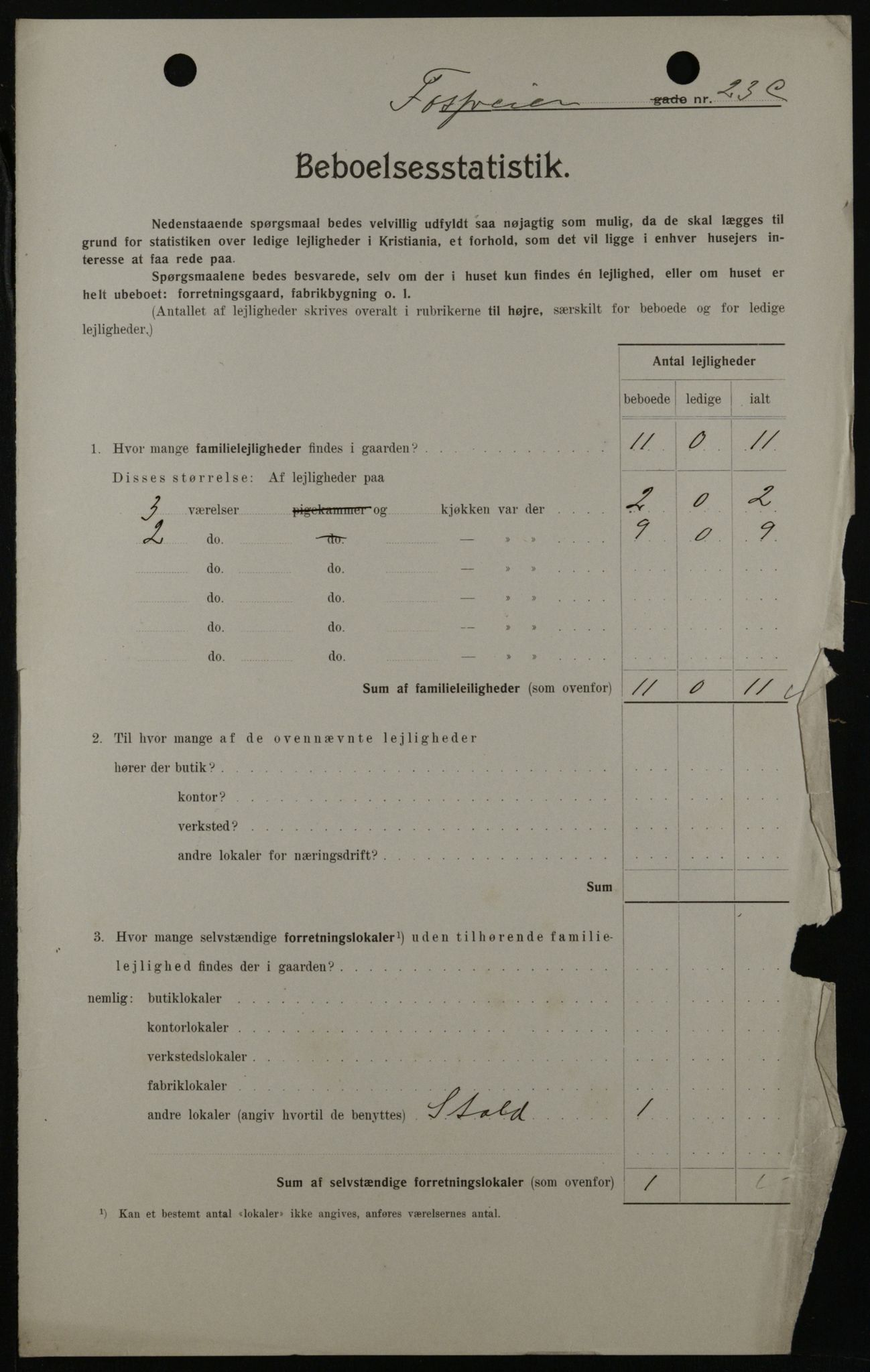 OBA, Municipal Census 1908 for Kristiania, 1908, p. 22902