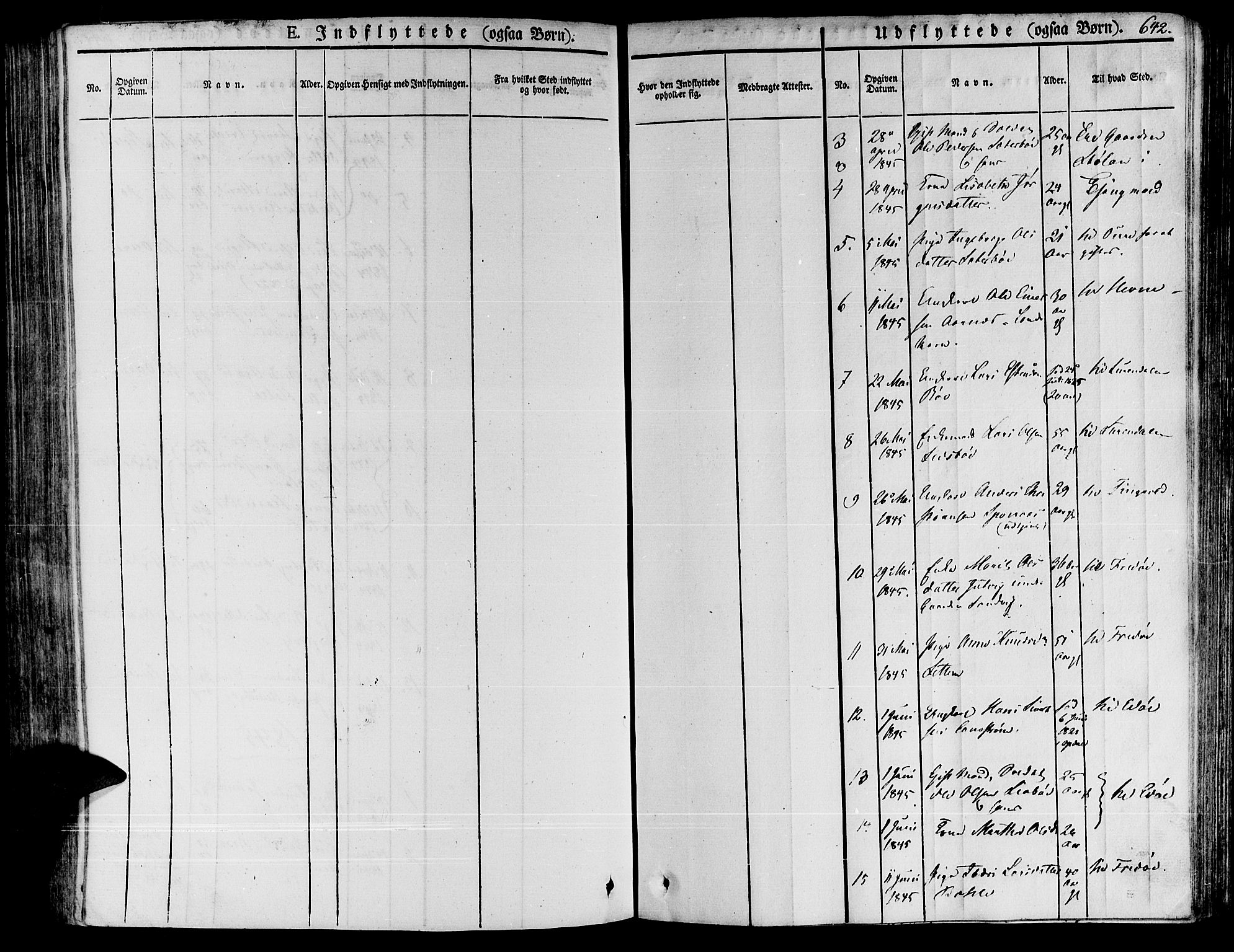Ministerialprotokoller, klokkerbøker og fødselsregistre - Møre og Romsdal, SAT/A-1454/592/L1024: Parish register (official) no. 592A03 /1, 1831-1849, p. 642