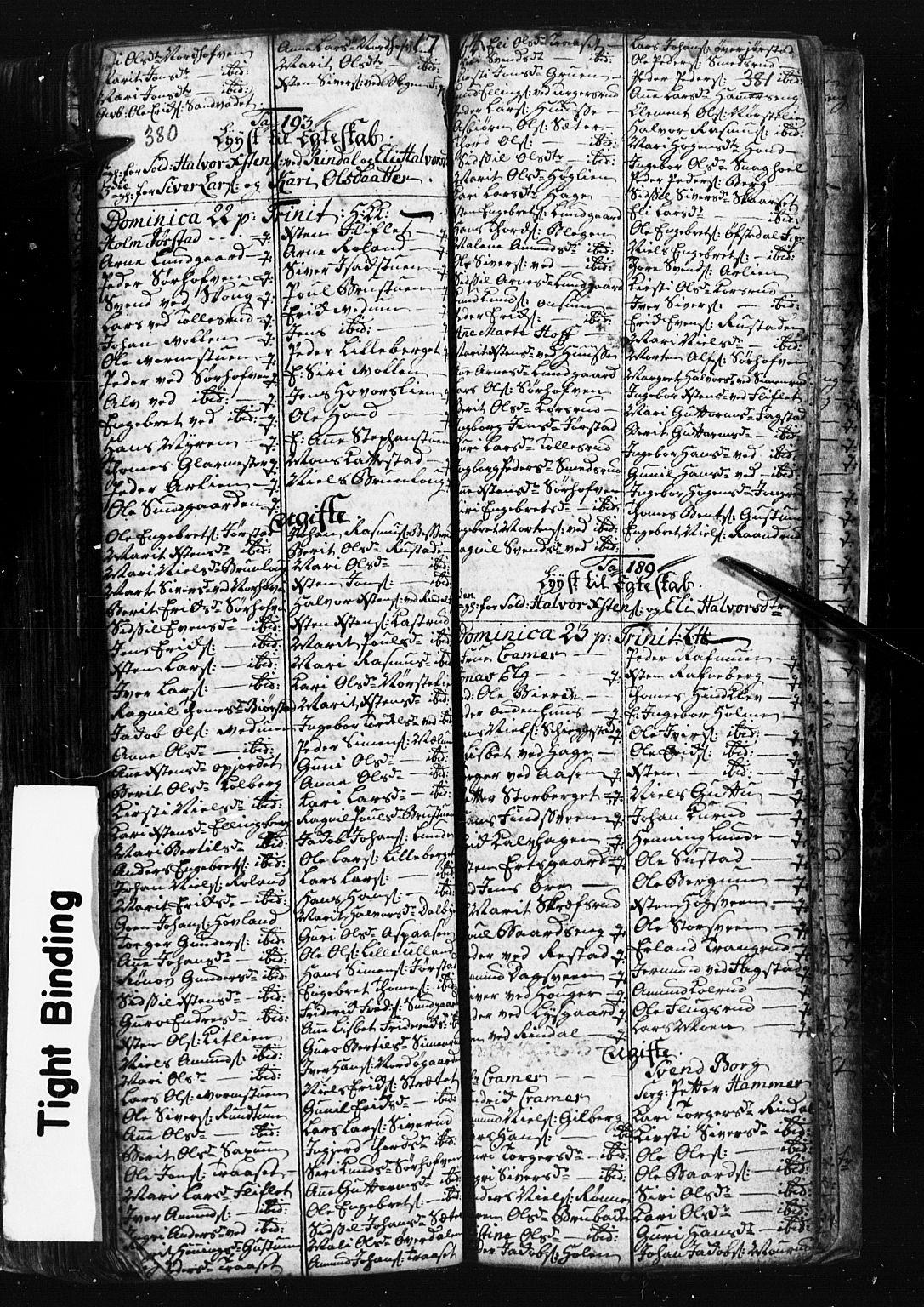 Fåberg prestekontor, AV/SAH-PREST-086/H/Ha/Hab/L0001: Parish register (copy) no. 1, 1727-1767, p. 380-381