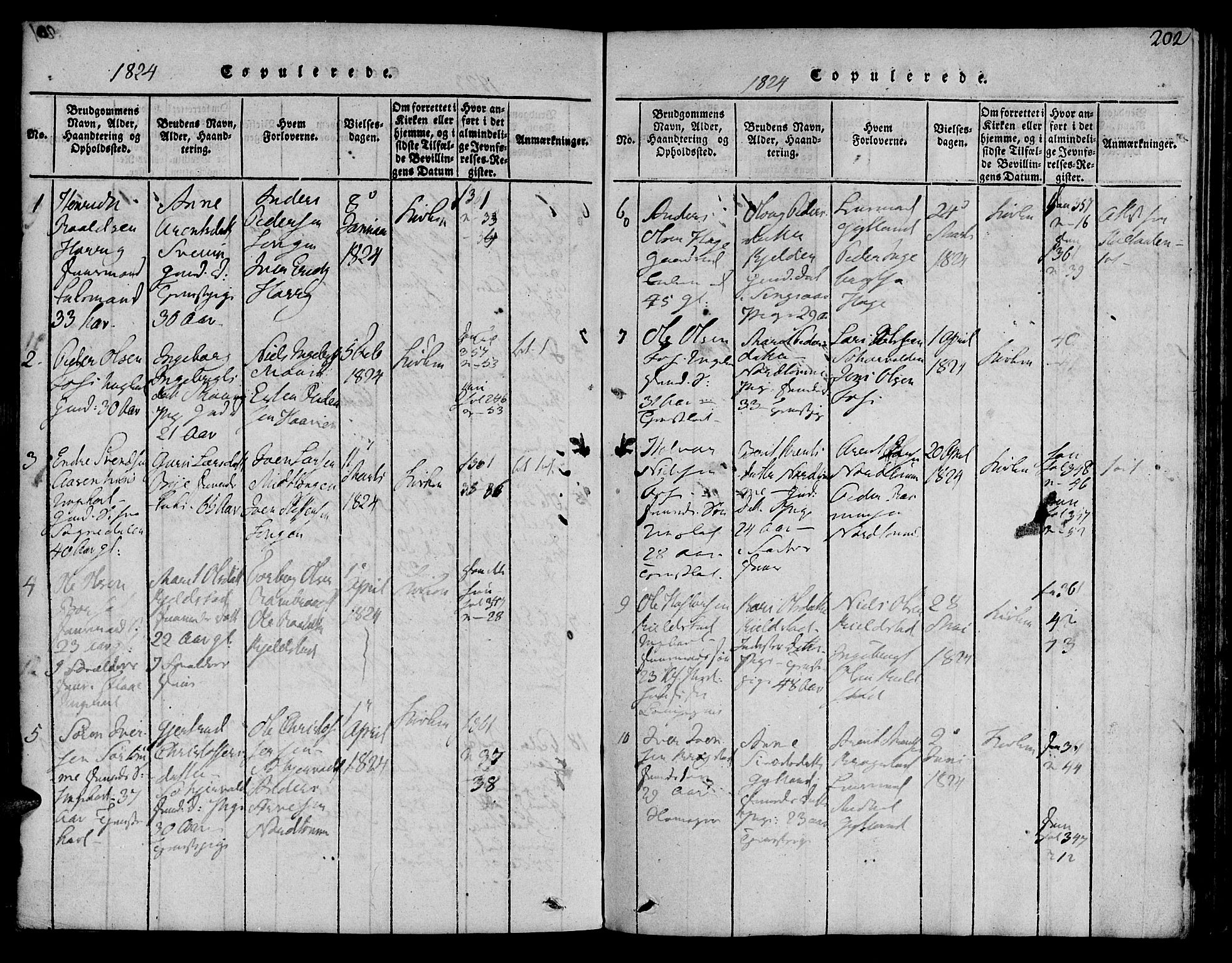 Ministerialprotokoller, klokkerbøker og fødselsregistre - Sør-Trøndelag, SAT/A-1456/692/L1102: Parish register (official) no. 692A02, 1816-1842, p. 202