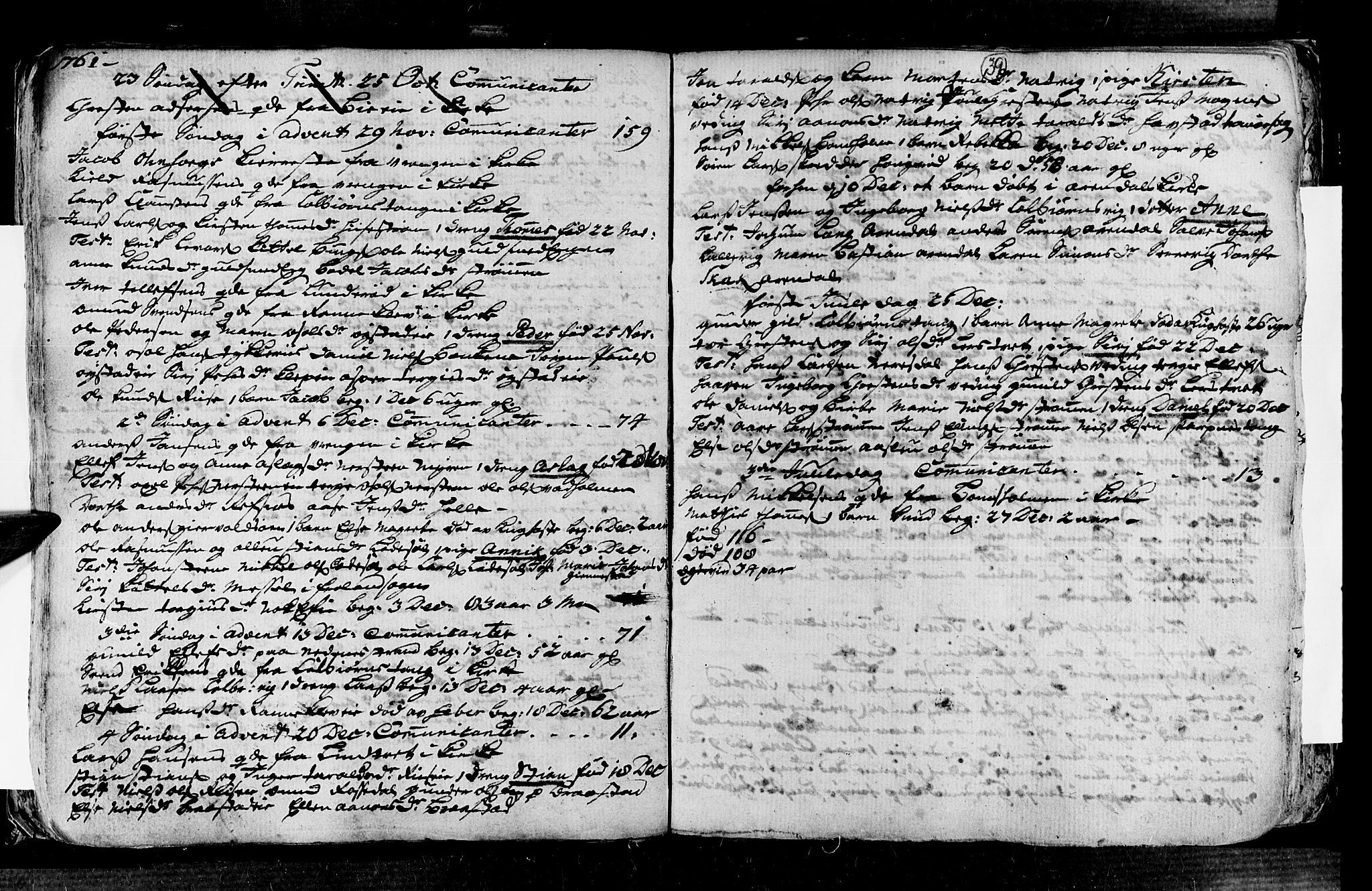 Øyestad sokneprestkontor, AV/SAK-1111-0049/F/Fa/L0006: Parish register (official) no. A 6, 1758-1776, p. 39