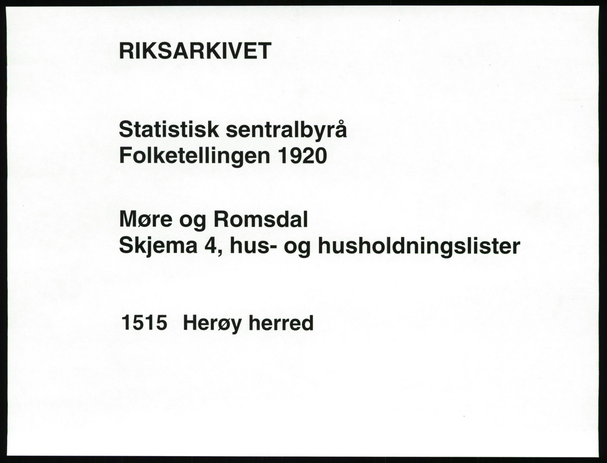 SAT, 1920 census for Herøy (MR), 1920, p. 57