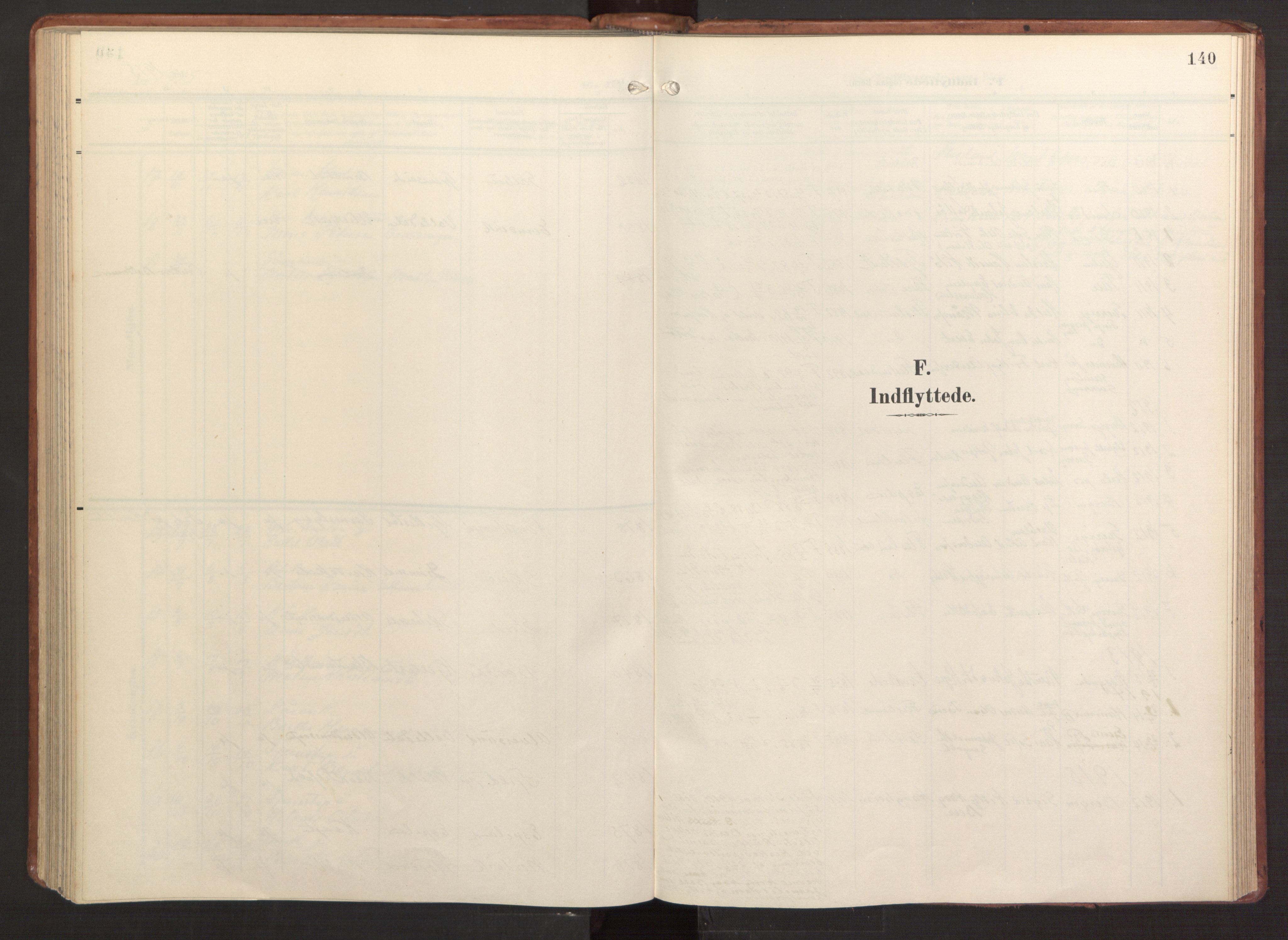 Fana Sokneprestembete, SAB/A-75101/H/Haa/Haab/L0004: Parish register (official) no. B 4, 1908-1915, p. 140