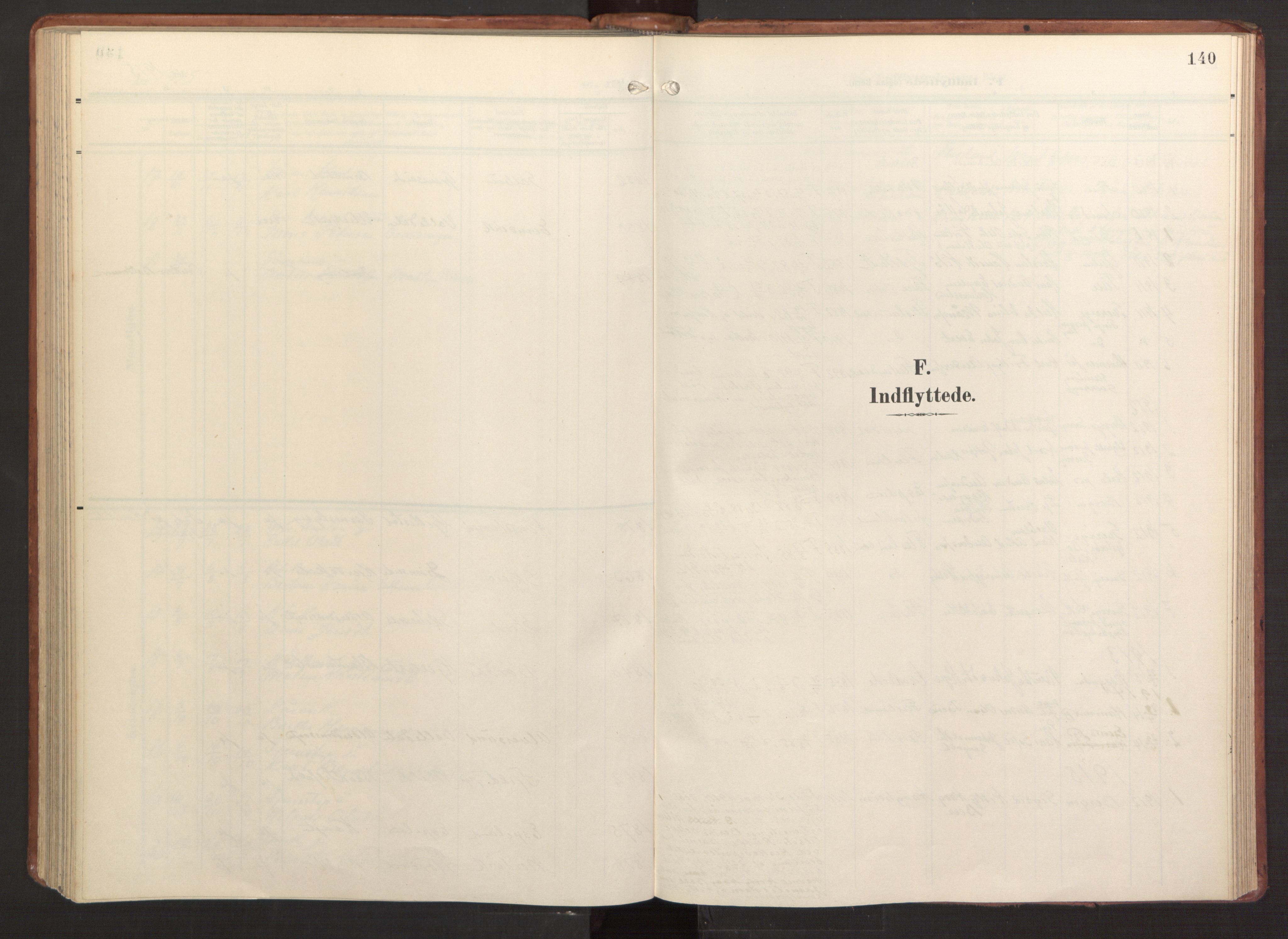 Fana Sokneprestembete, AV/SAB-A-75101/H/Haa/Haab/L0004: Parish register (official) no. B 4, 1908-1915, p. 140