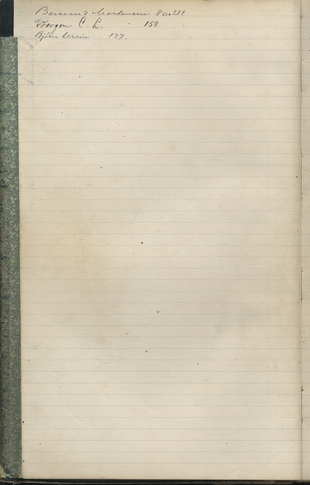 Brodtkorb handel A/S, VAMU/A-0001/F/Fa/L0007/0001: Kompanibøker. Innenbys / Compagnibog No 3 for Indenbyes Fiskere , 1896-1899