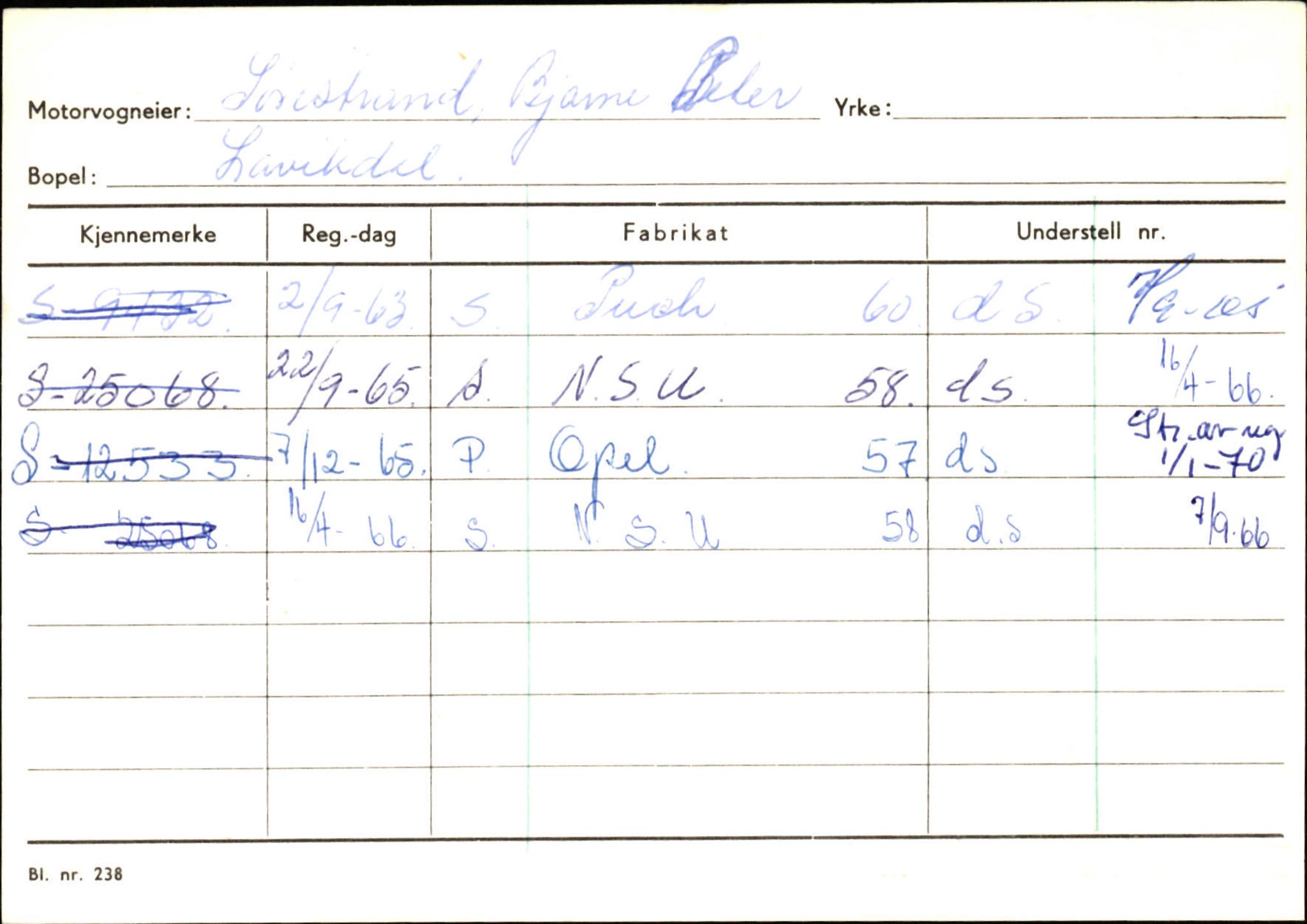 Statens vegvesen, Sogn og Fjordane vegkontor, AV/SAB-A-5301/4/F/L0131: Eigarregister Høyanger P-Å. Stryn S-Å, 1945-1975, p. 567