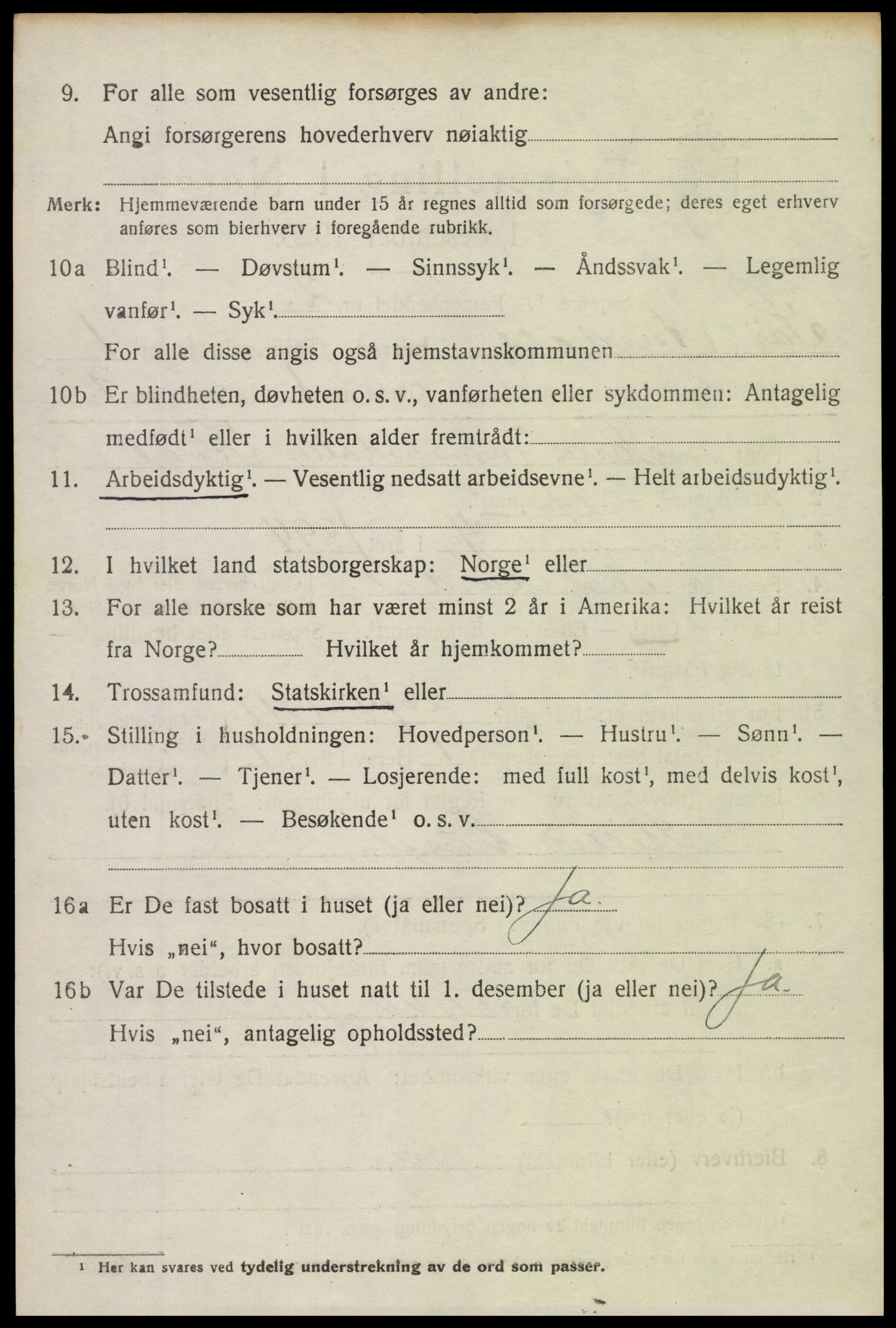 SAH, 1920 census for Sør-Aurdal, 1920, p. 1524