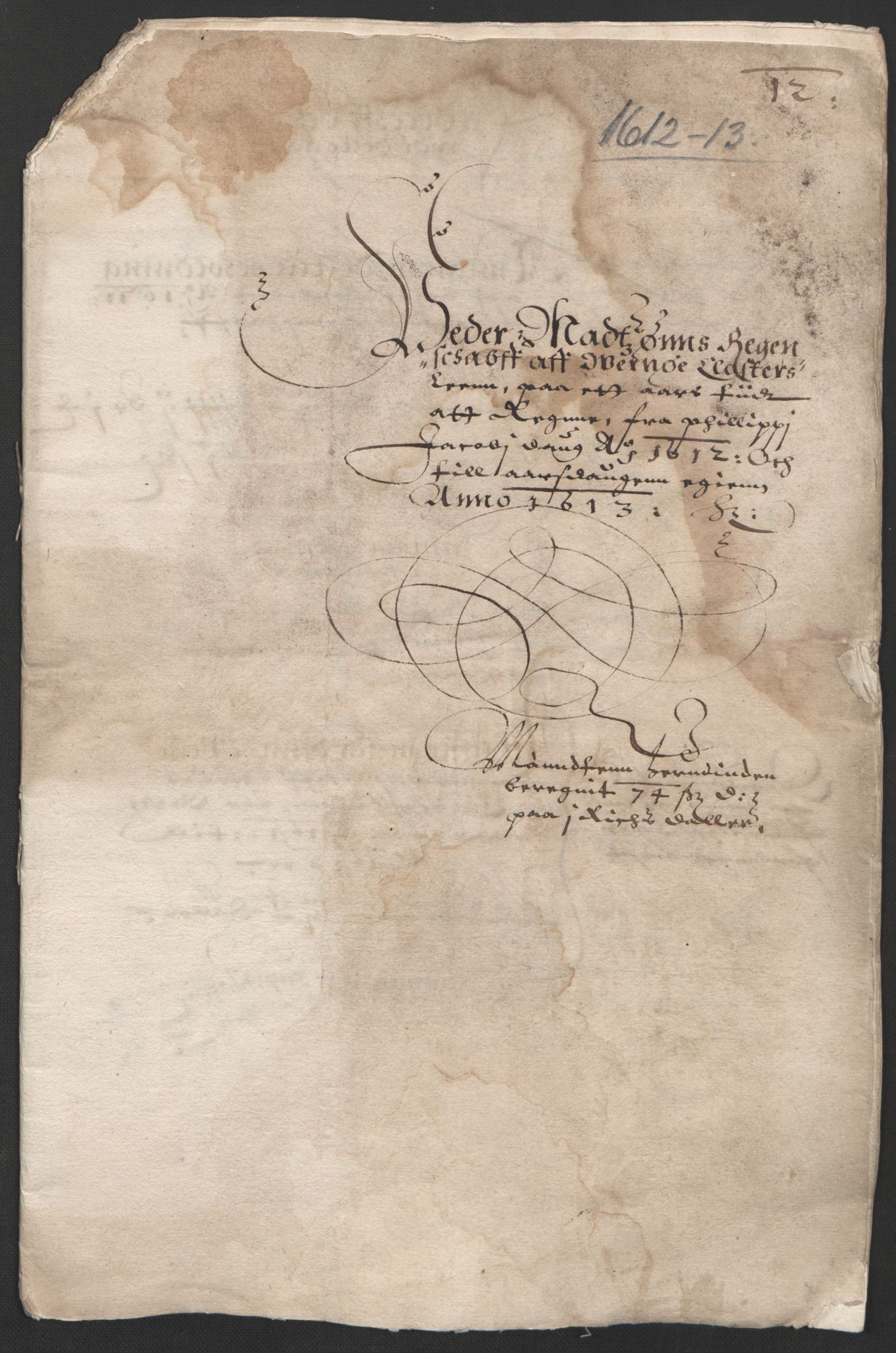 Rentekammeret inntil 1814, Reviderte regnskaper, Lensregnskaper, AV/RA-EA-5023/R/Rb/Rbg/L0001: Verne kloster len, 1599-1619